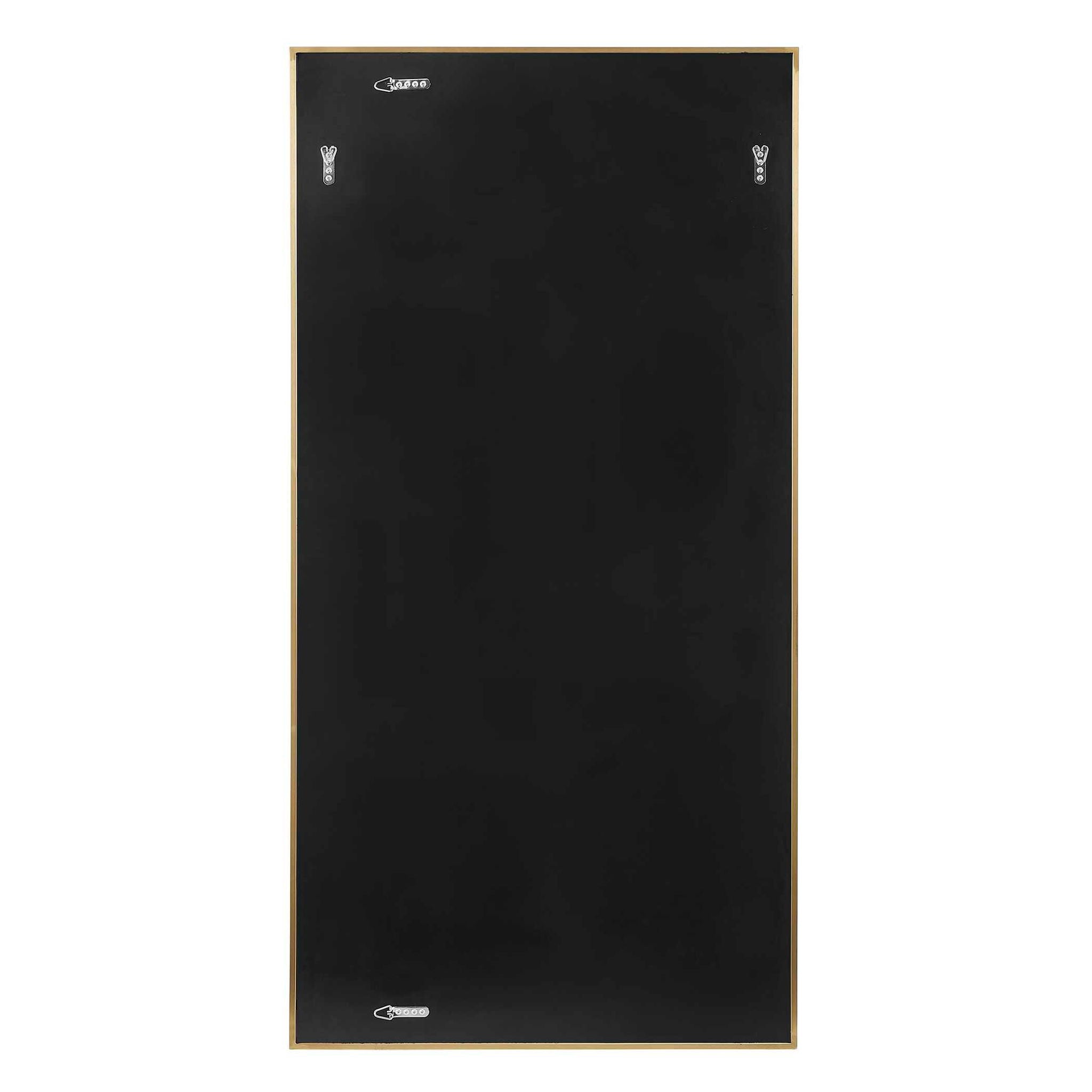 Wrenton - Rectangular Mirror - Brass