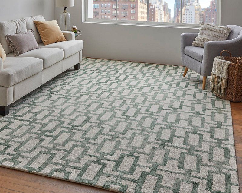 LORRAIN Collection - 8919F Green/Ivory