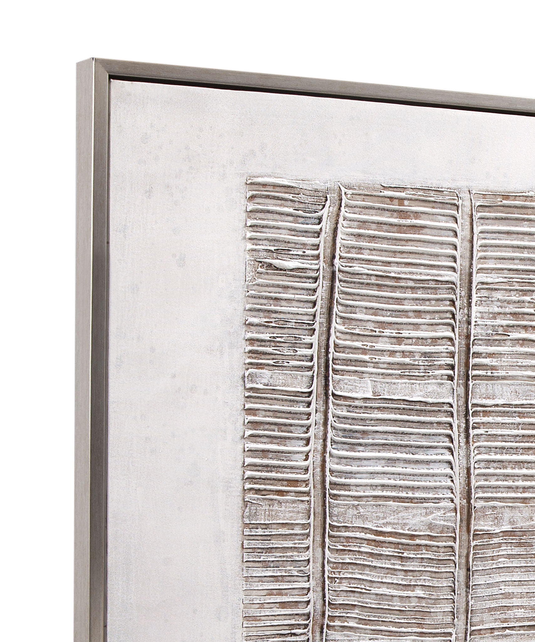 Counted Days Framed Canvas - Beige / White