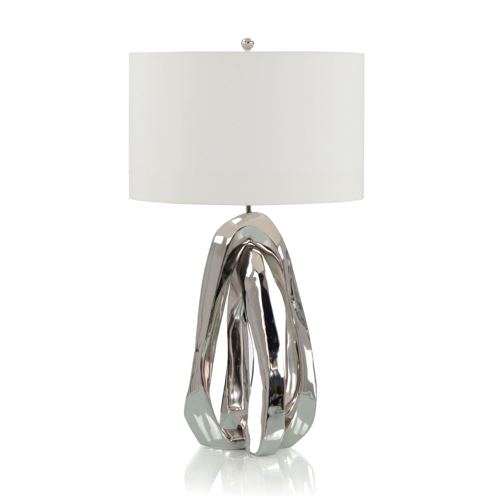 Amorphic Table Lamp, Nickel