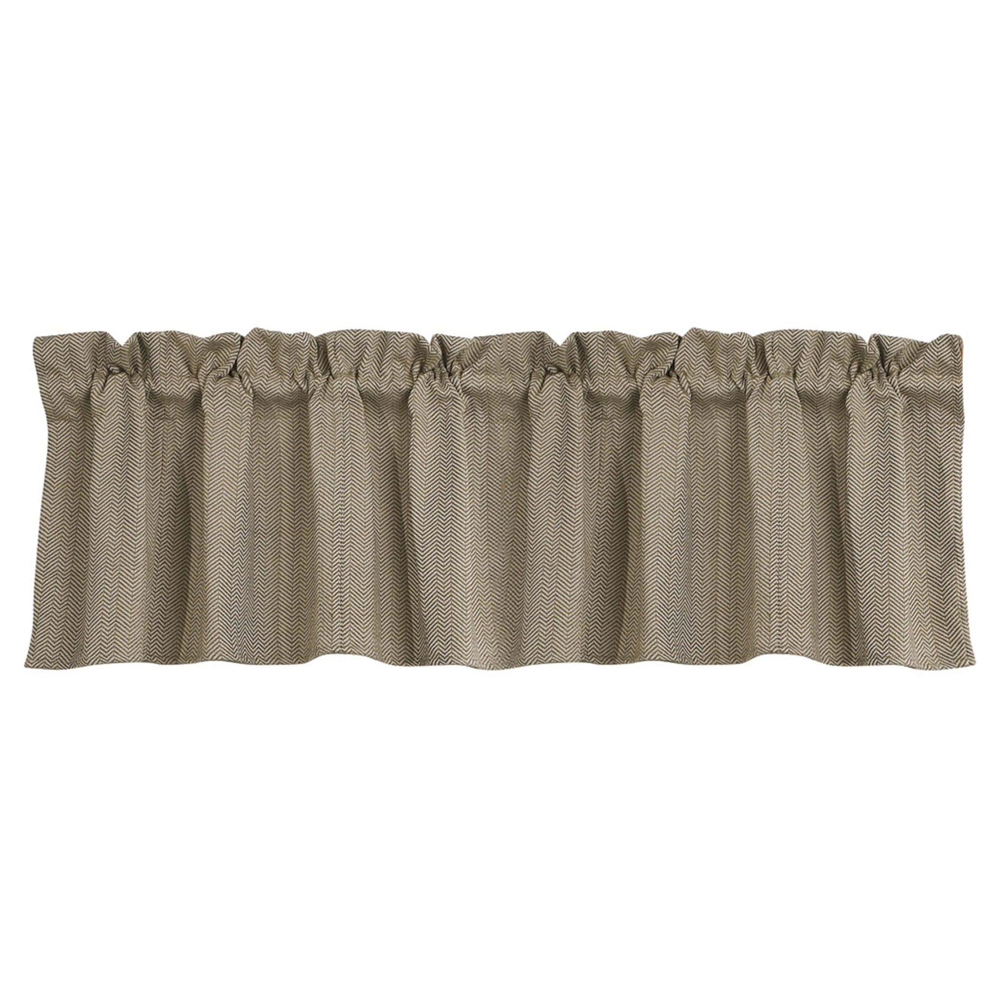 Fairfield - Herringbone Valance - Cream