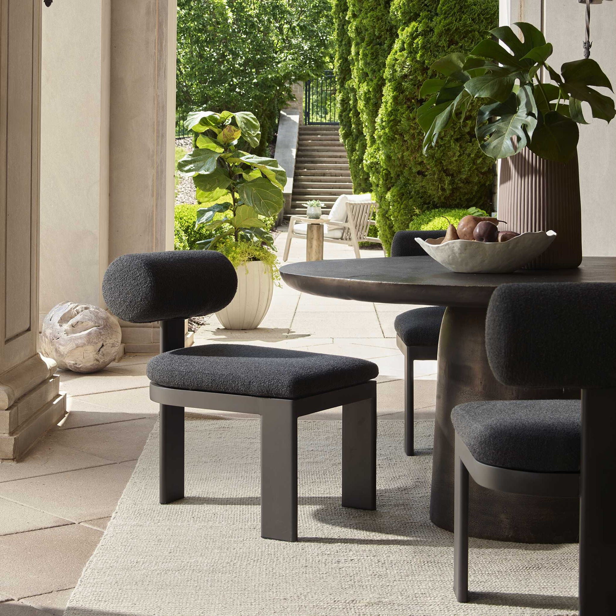 Bolster Back - Outdoor Dining Chair
