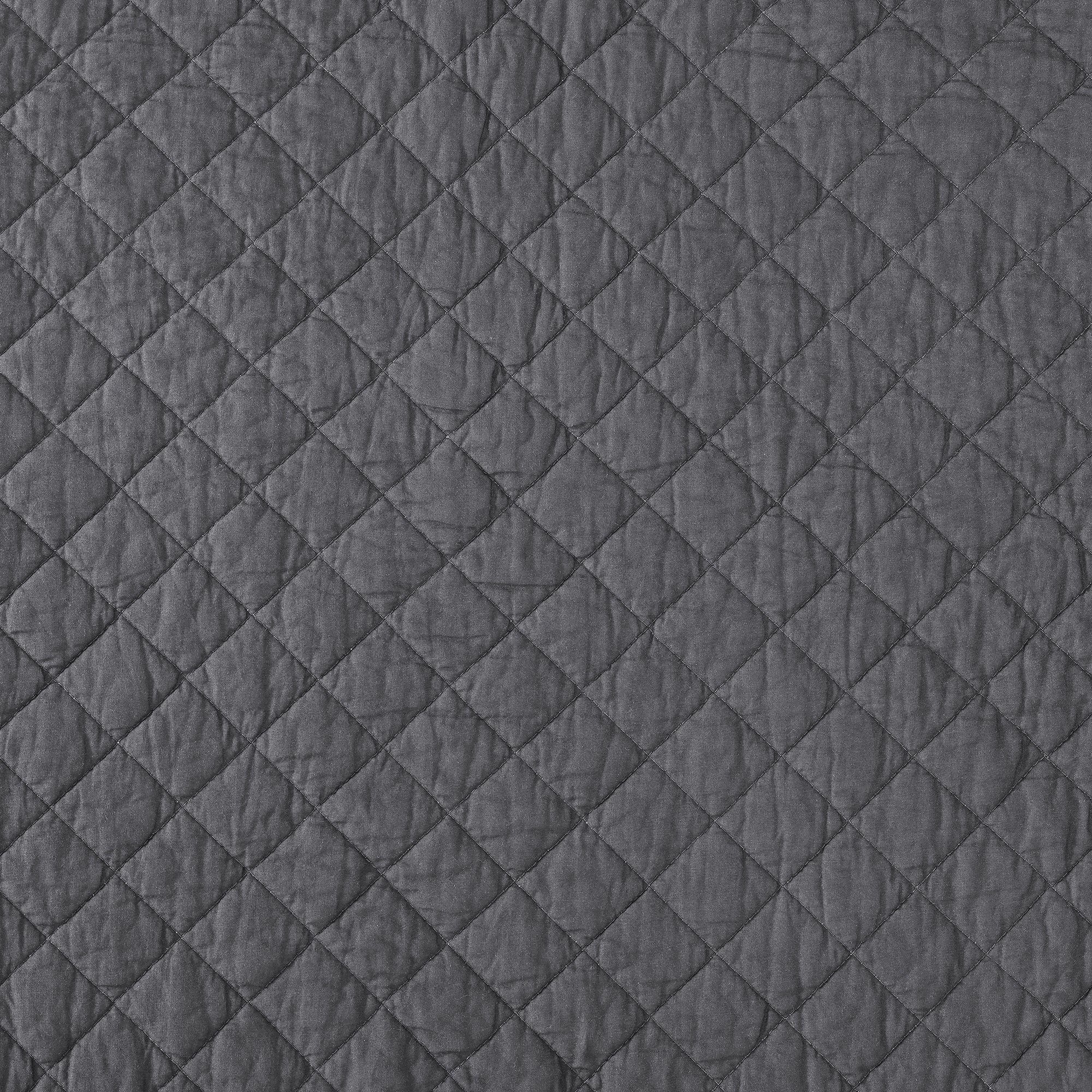Cotton Comfort - Full/Queen Quilt Set (Set of 3) - Charcoal