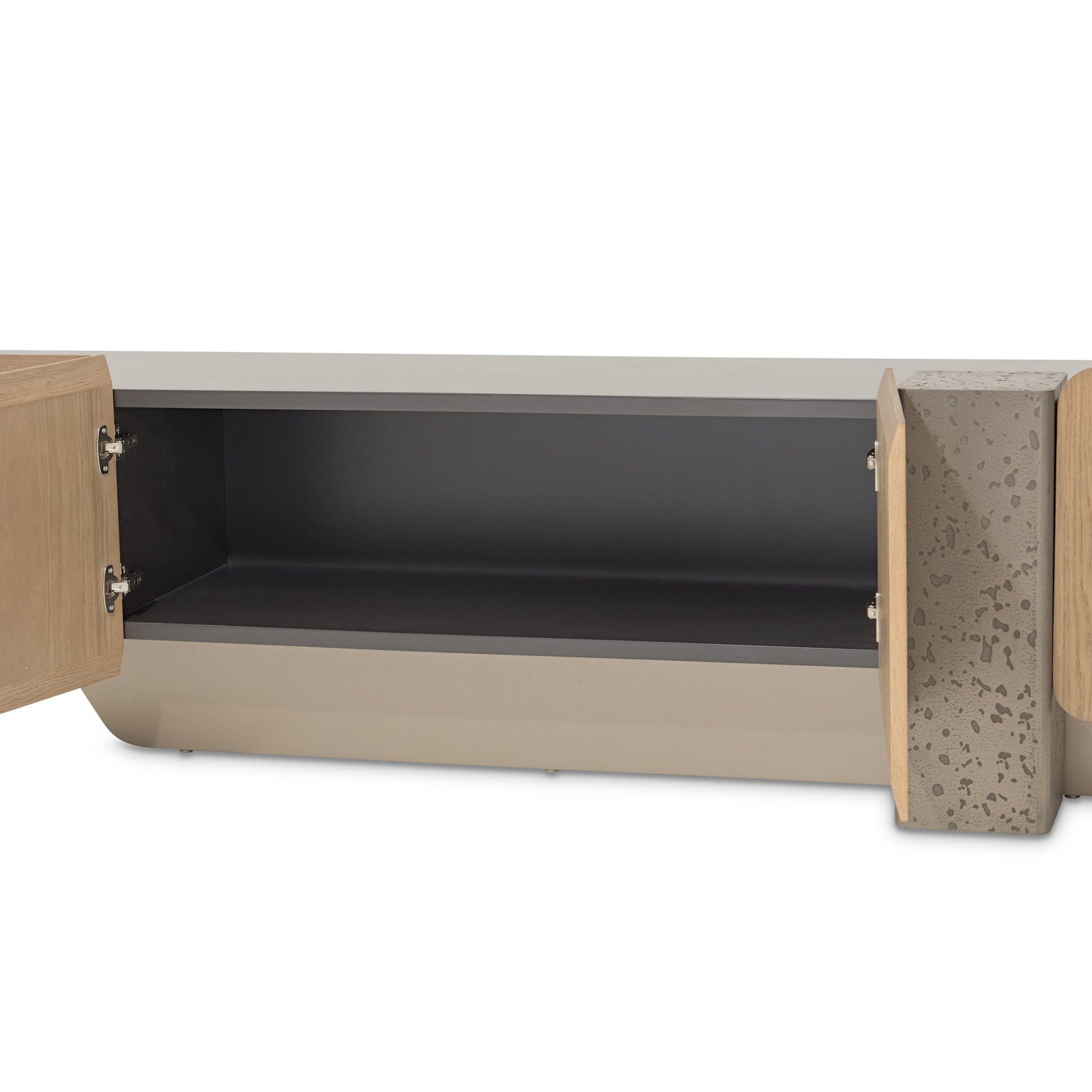 Bristol Point - Media Cabinet - Saddle Brown