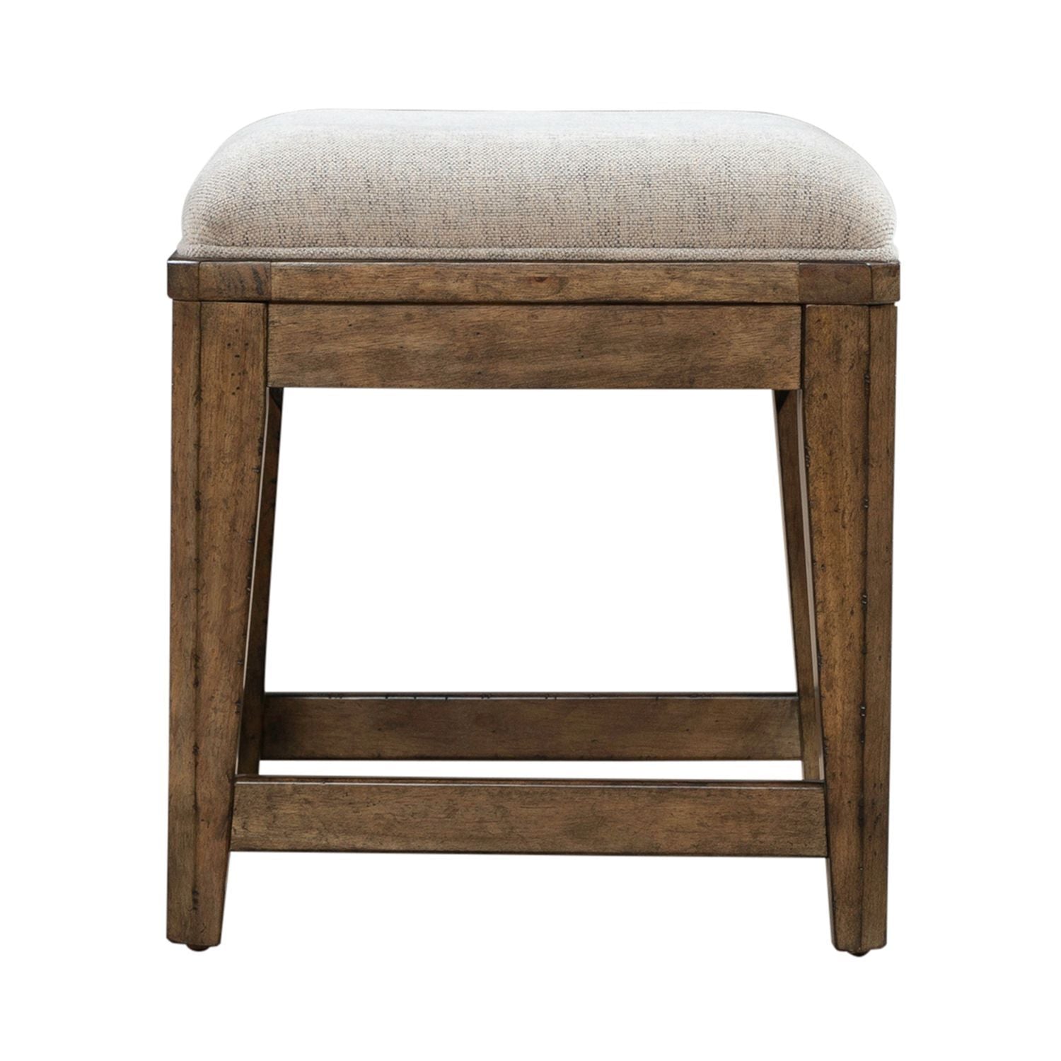 Carolina Park - Upholstered Console Stool - Amber Brown
