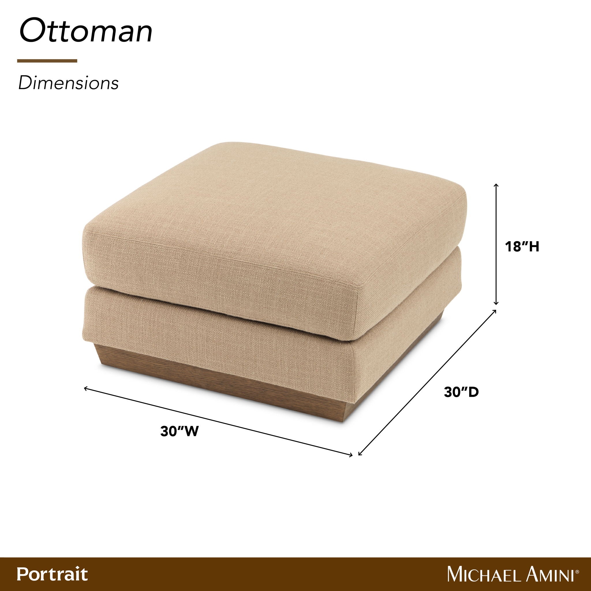 Portrait - Ottman - Toffee / Sienna Brown