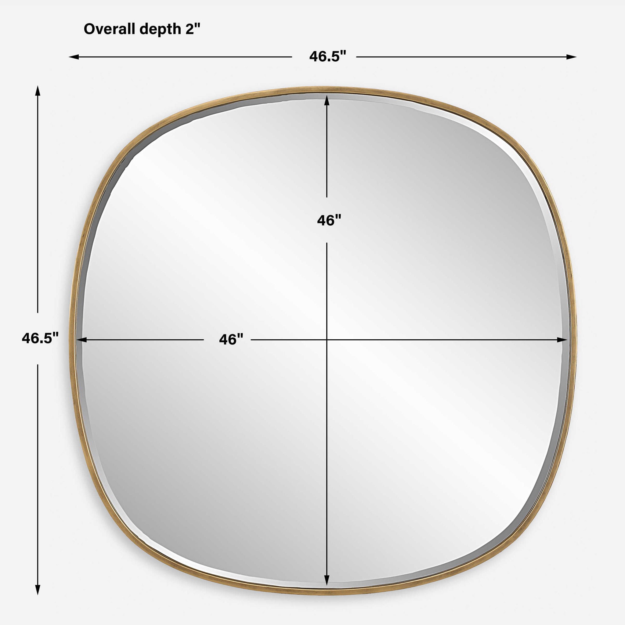Webster - Mirror - Antique Gold