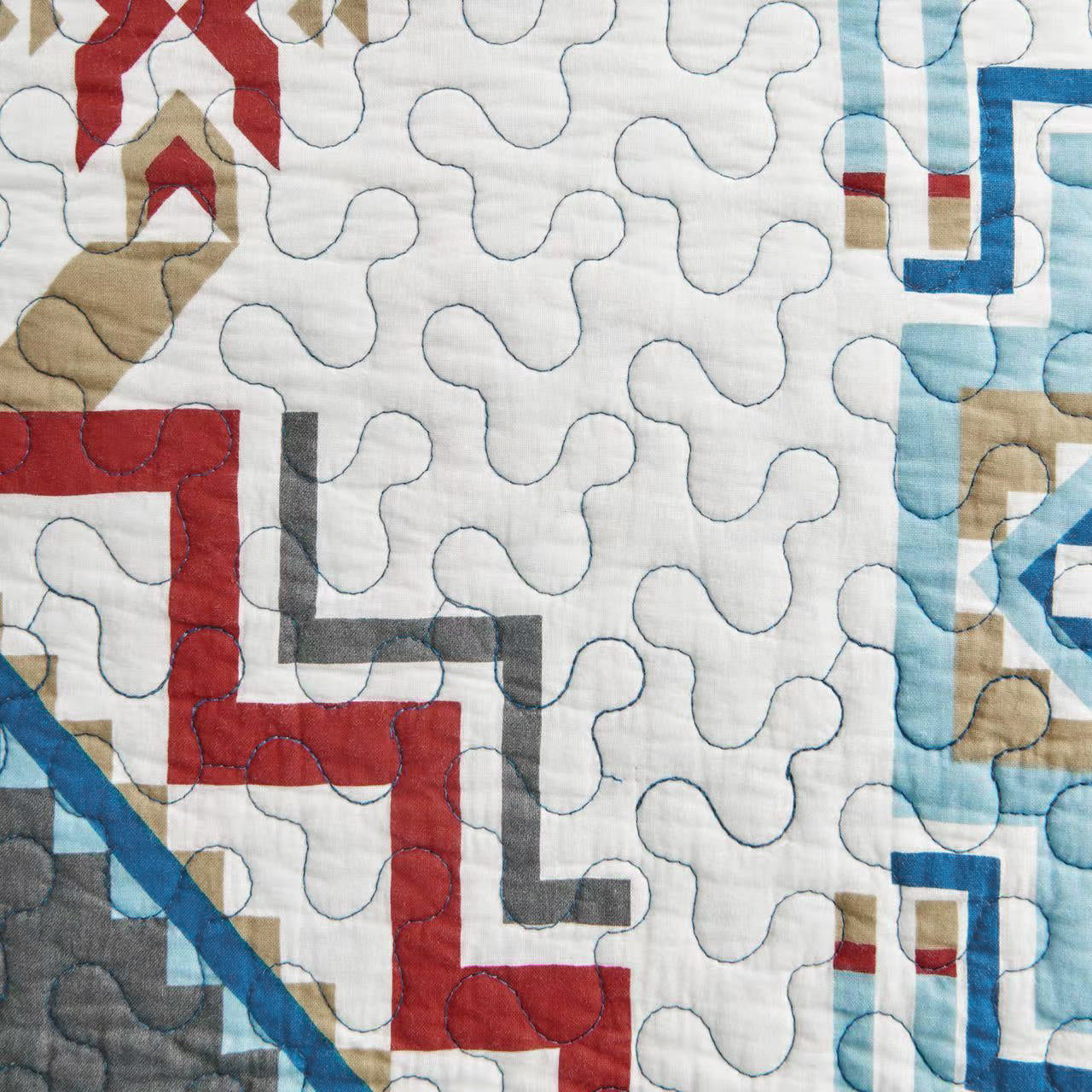 Spirit Valley - Full/Queen Quilt Set (Set of 3) - Teal