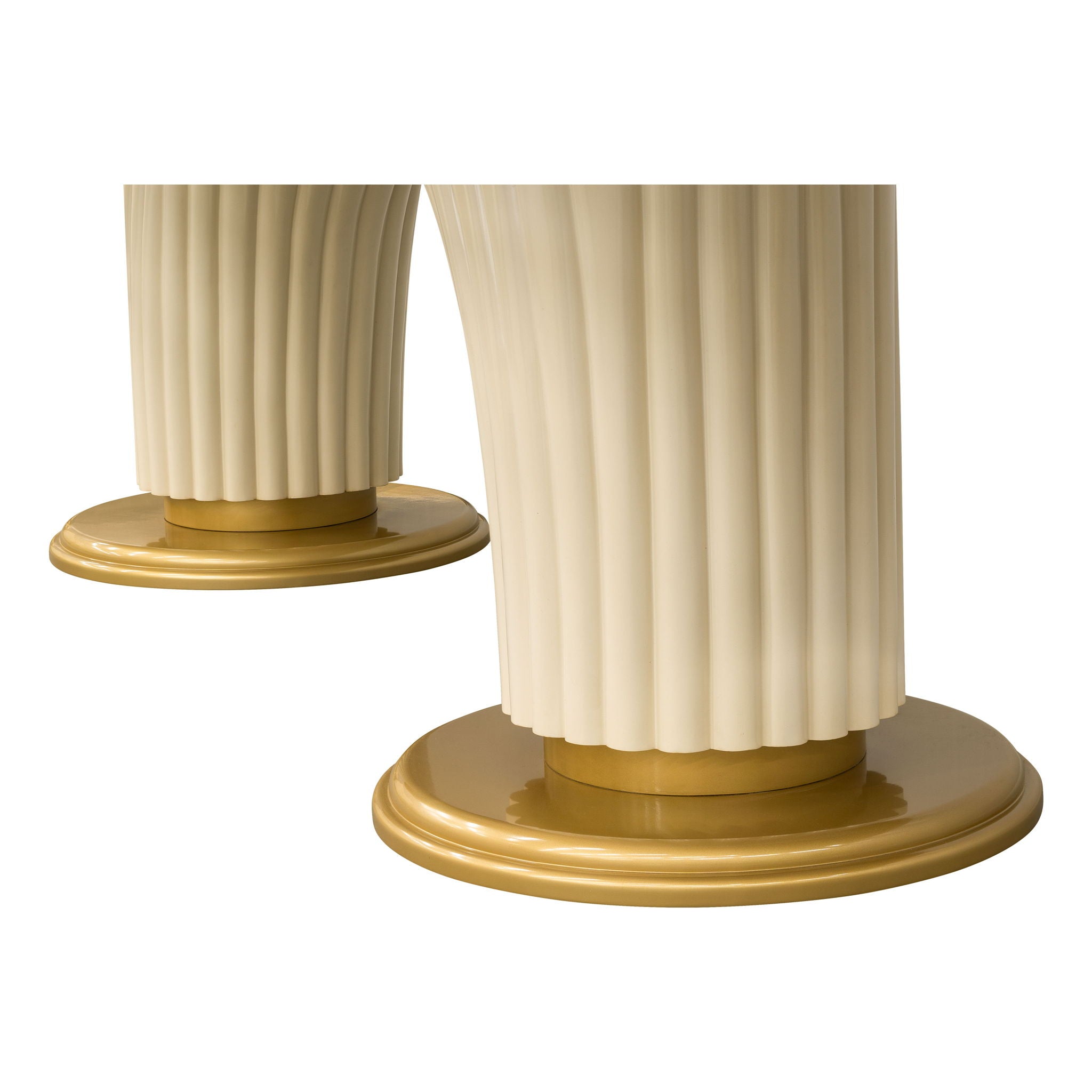 Scotts Square - Oval Dining Table - Light Champagne