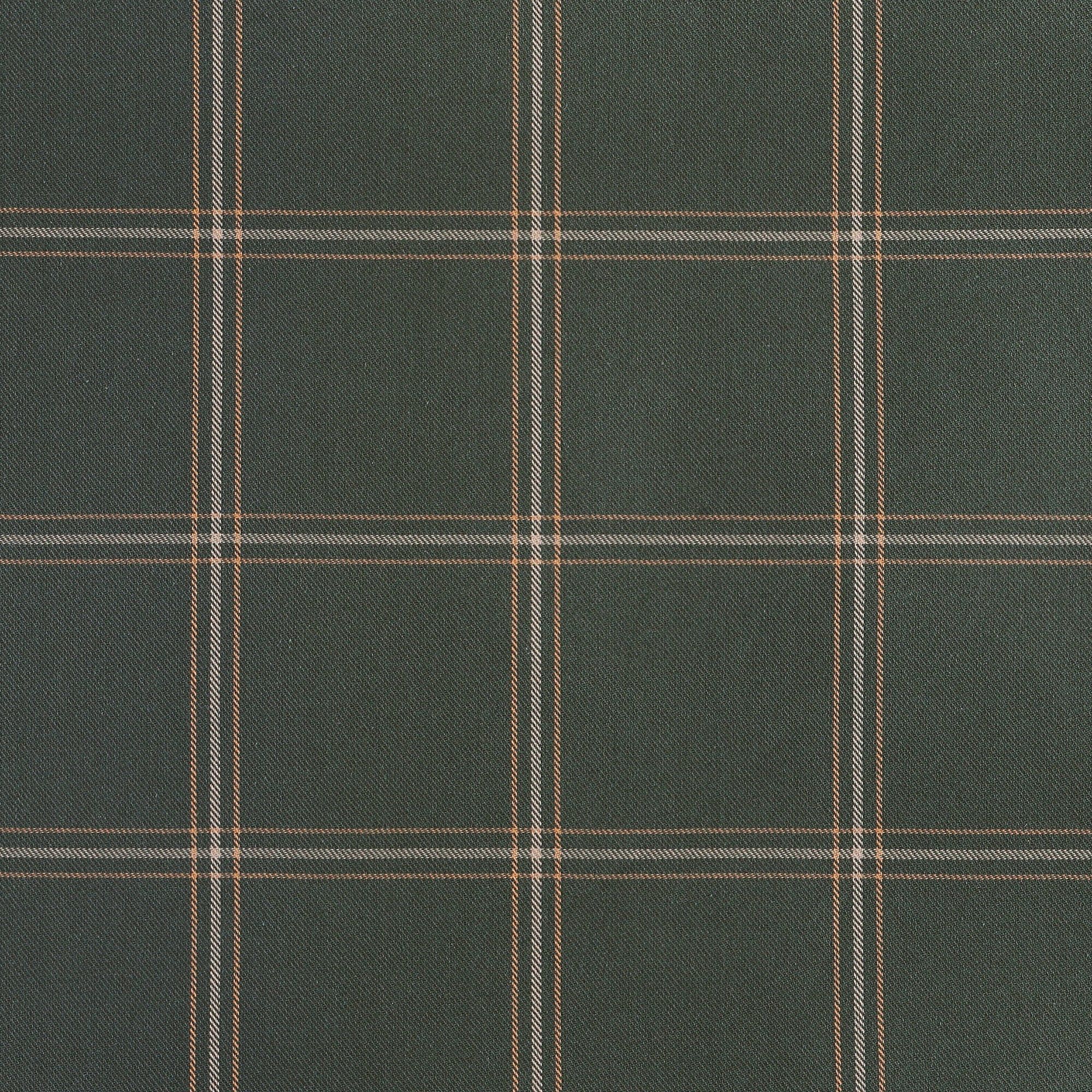 Windowpane - Full Plaid Comforter Set (Set of 3) - Hunter Green