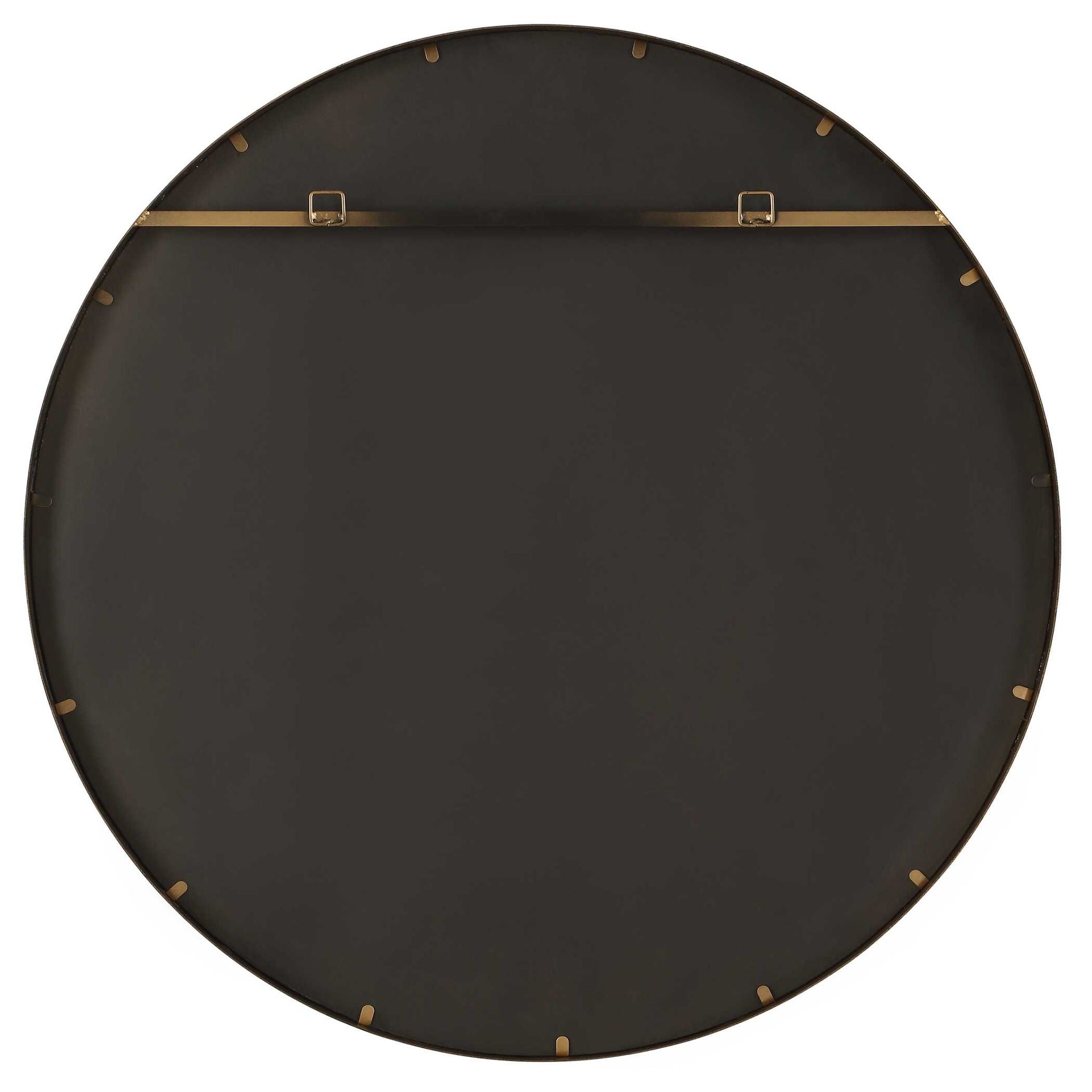 Odeon - Shell Inlay Round Mirror - Bronze