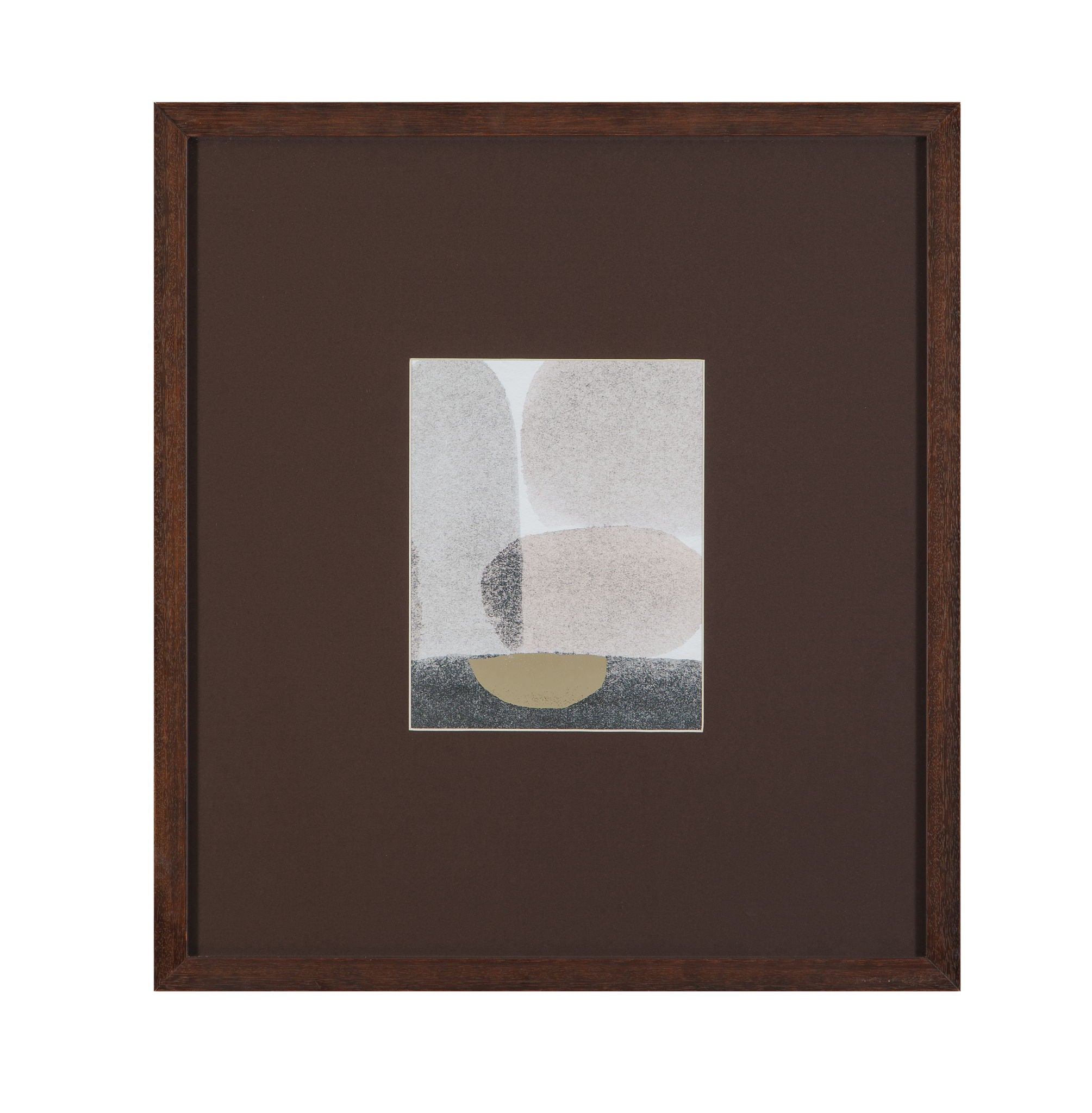 Stone Secrets I Framed Print - Brown