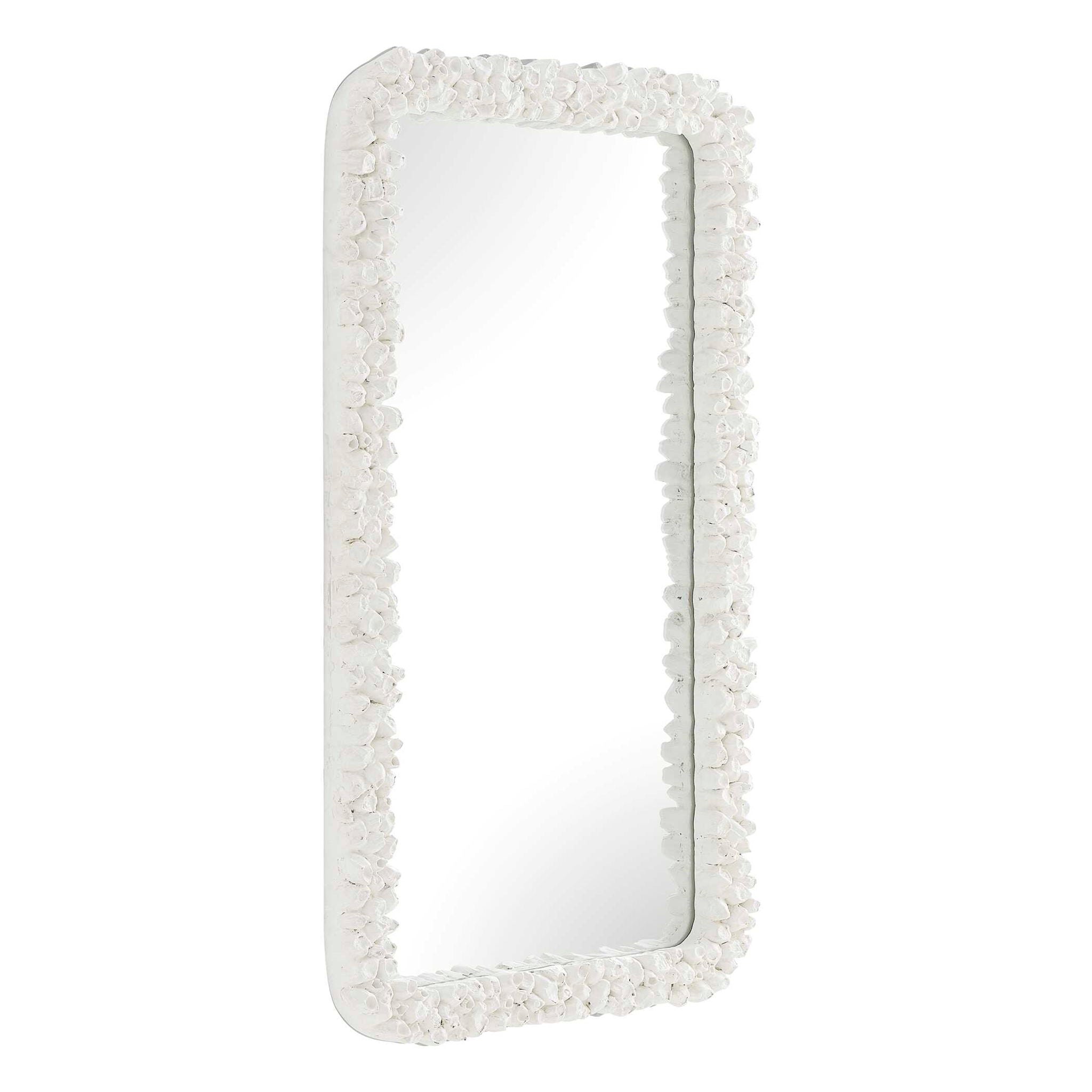 Barnacle - Rectangular Mirror - White