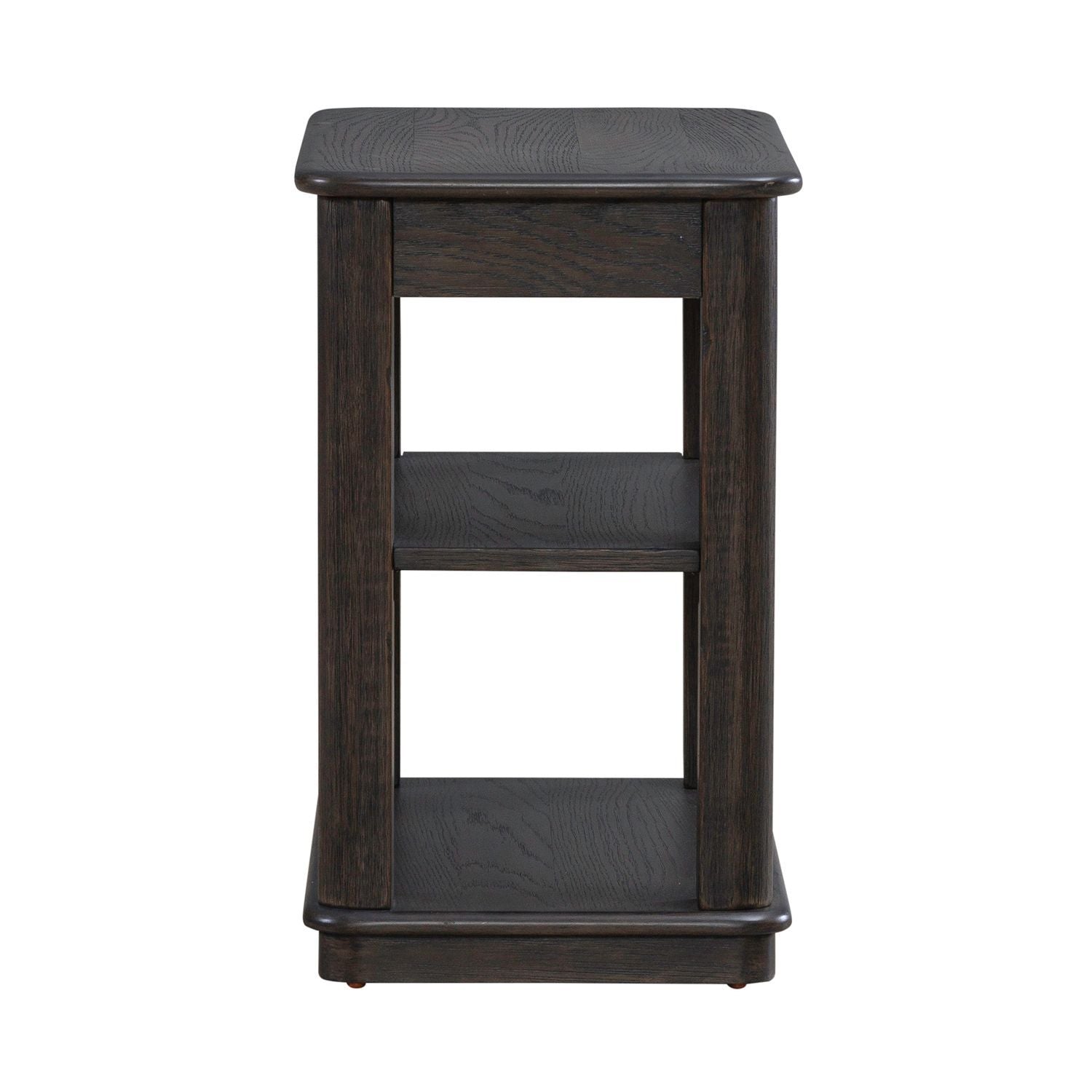 Wallace - Chair Side Table - Aged Oak