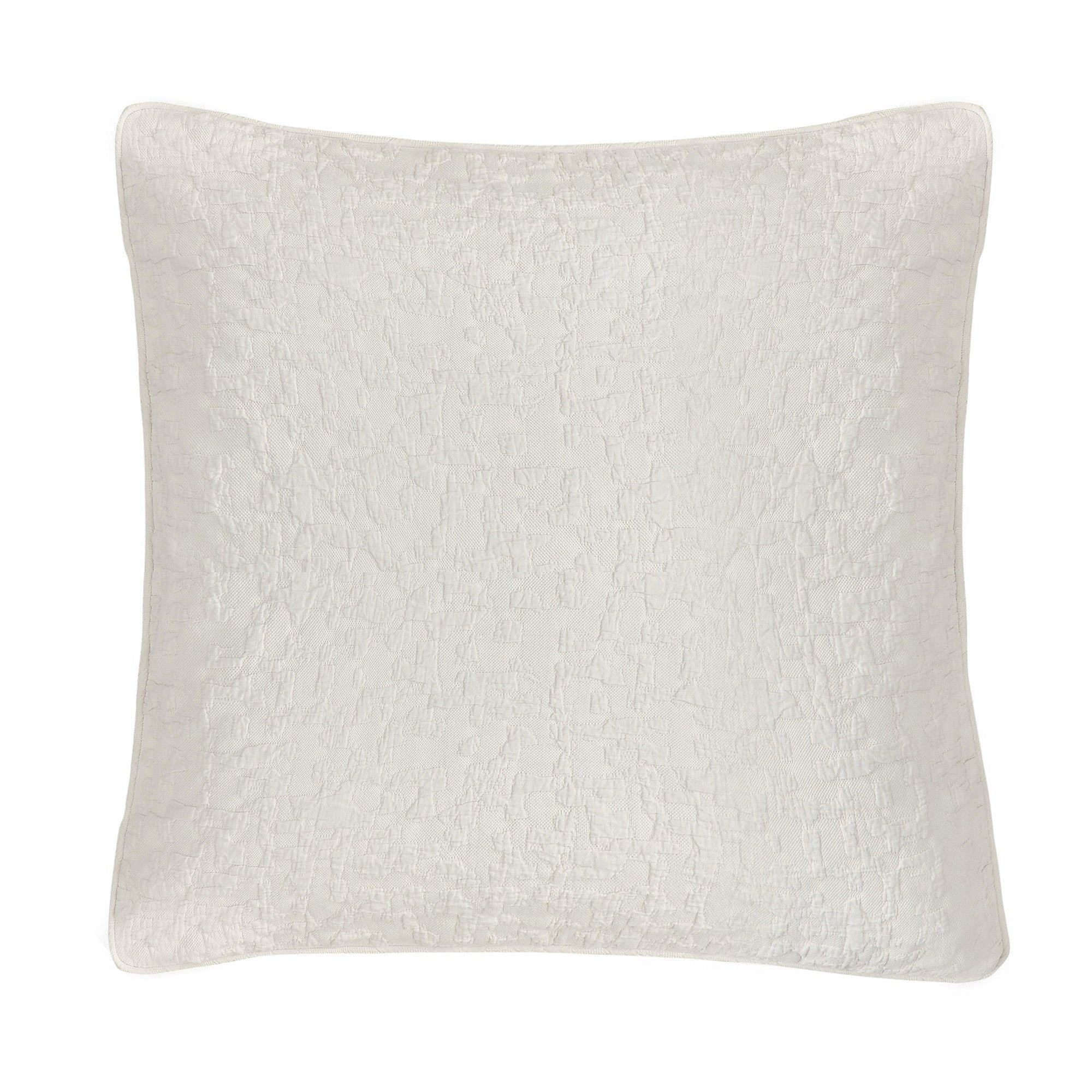 Porto Matelasse - Euro Sham - Vintage White