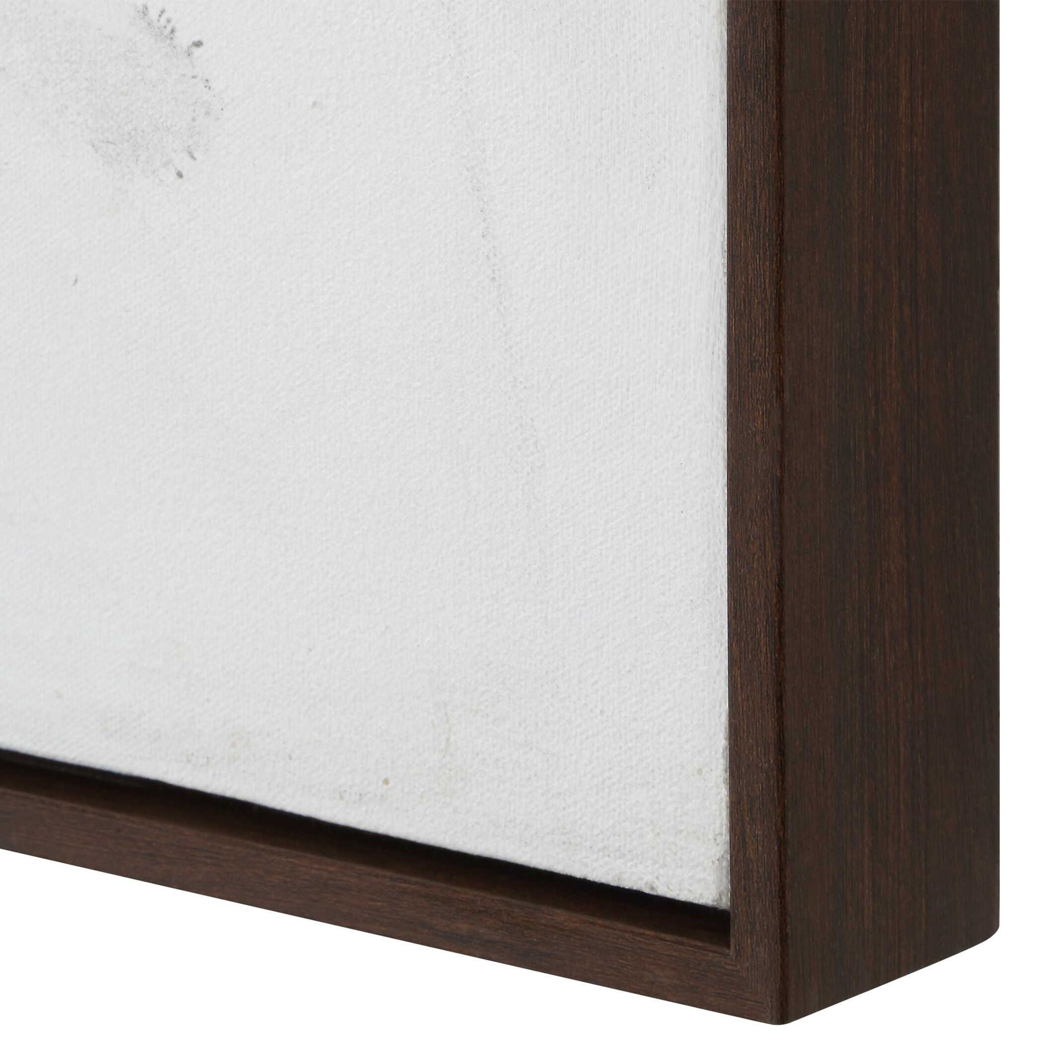 Still Moving - Abstract Painting - Brown / Gray / White
