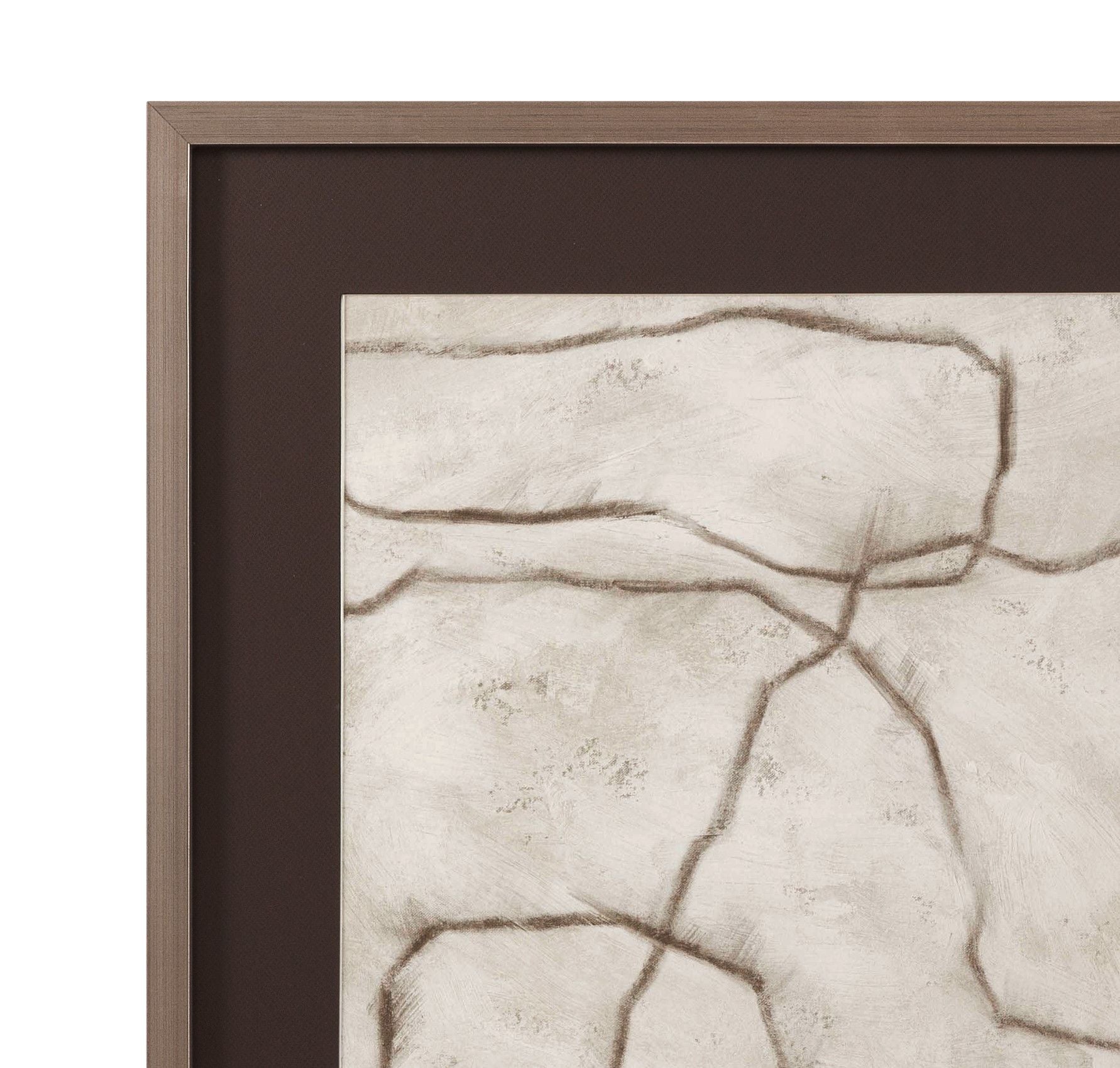 Conversations In The Present Framed Print - Gray / Off White