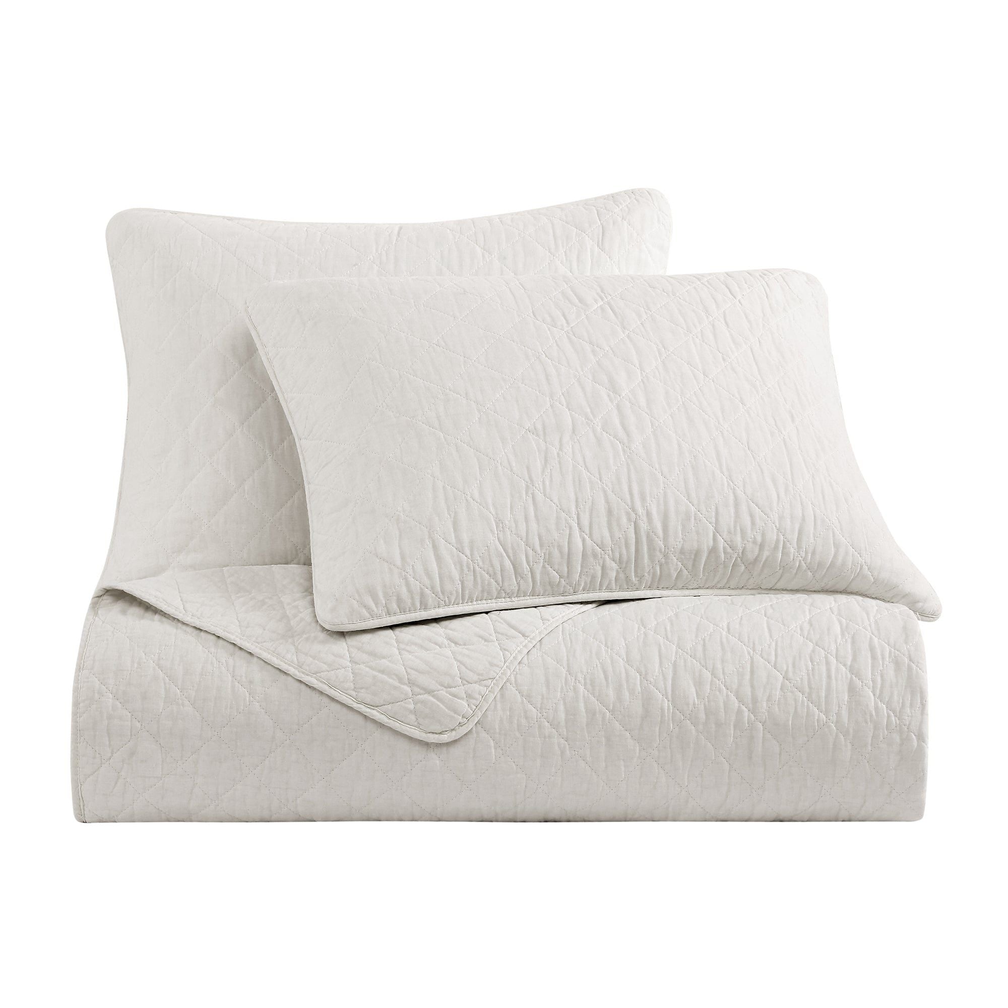 Cotton Comfort - Twin Quilt Set (Set of 2) - White