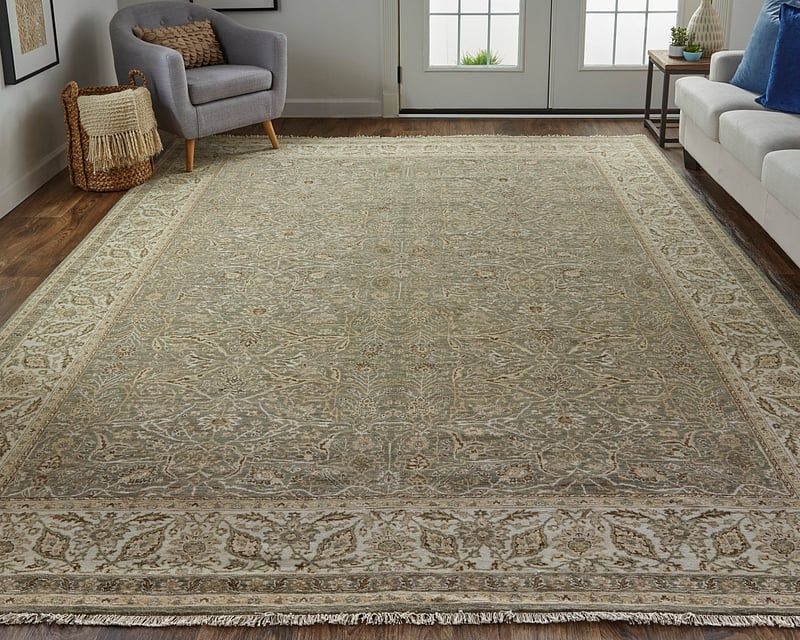 ZANDER Collection - 6802F Gray/Ivory