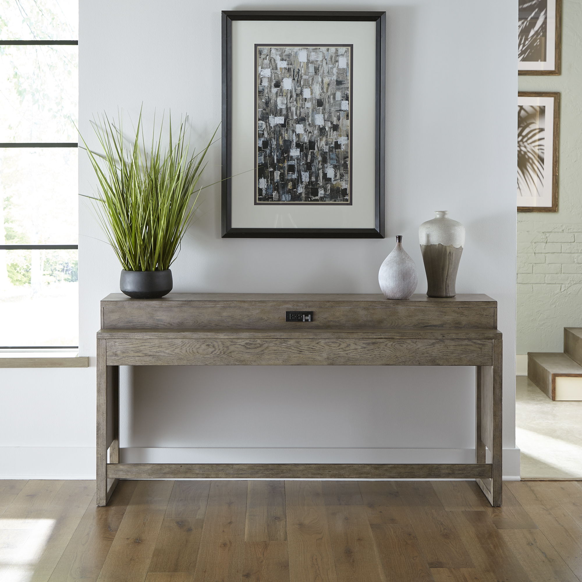Bartlett Field - Console Bar Table - Dusty Taupe