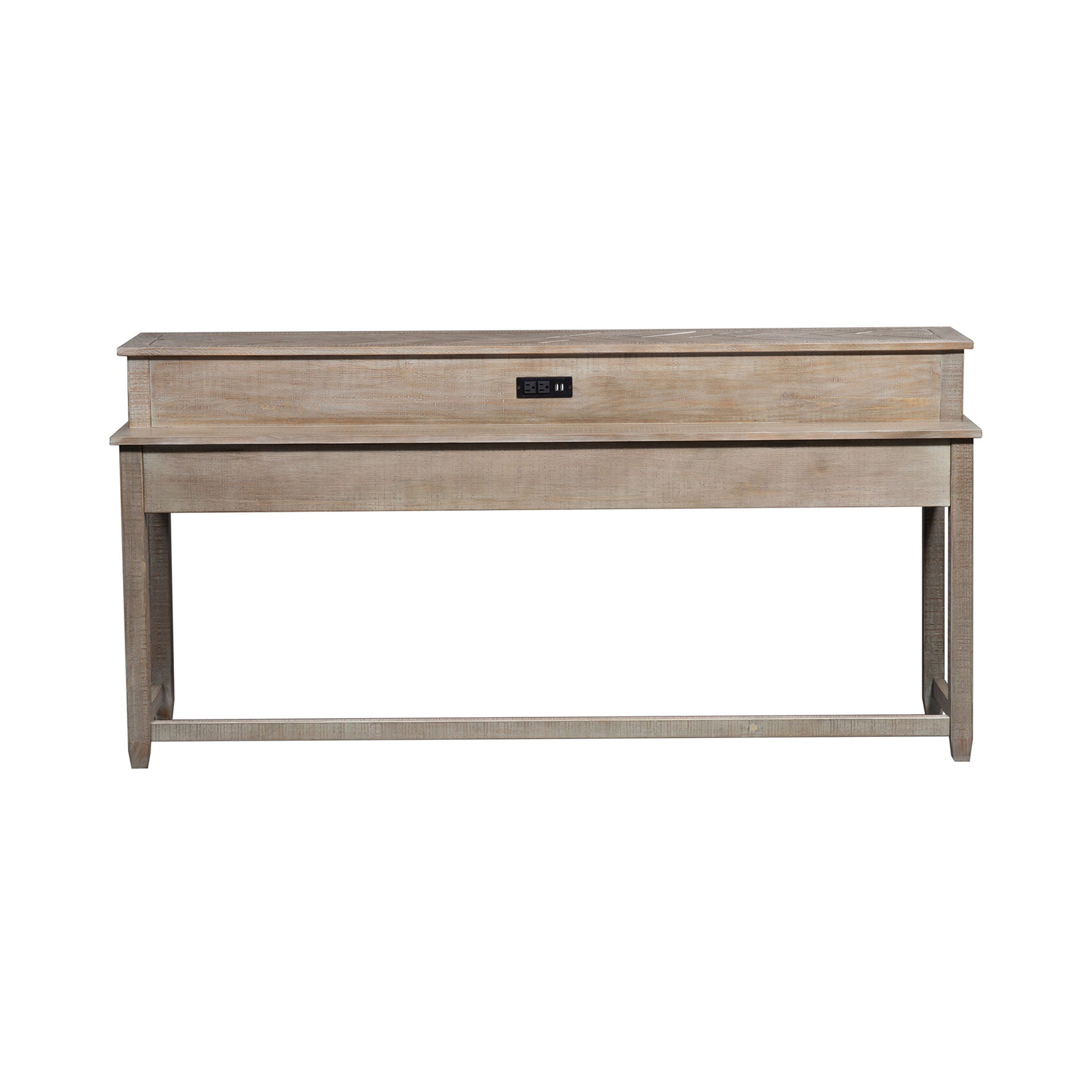 Parkland Falls - Console Bar Table - Weathered Taupe