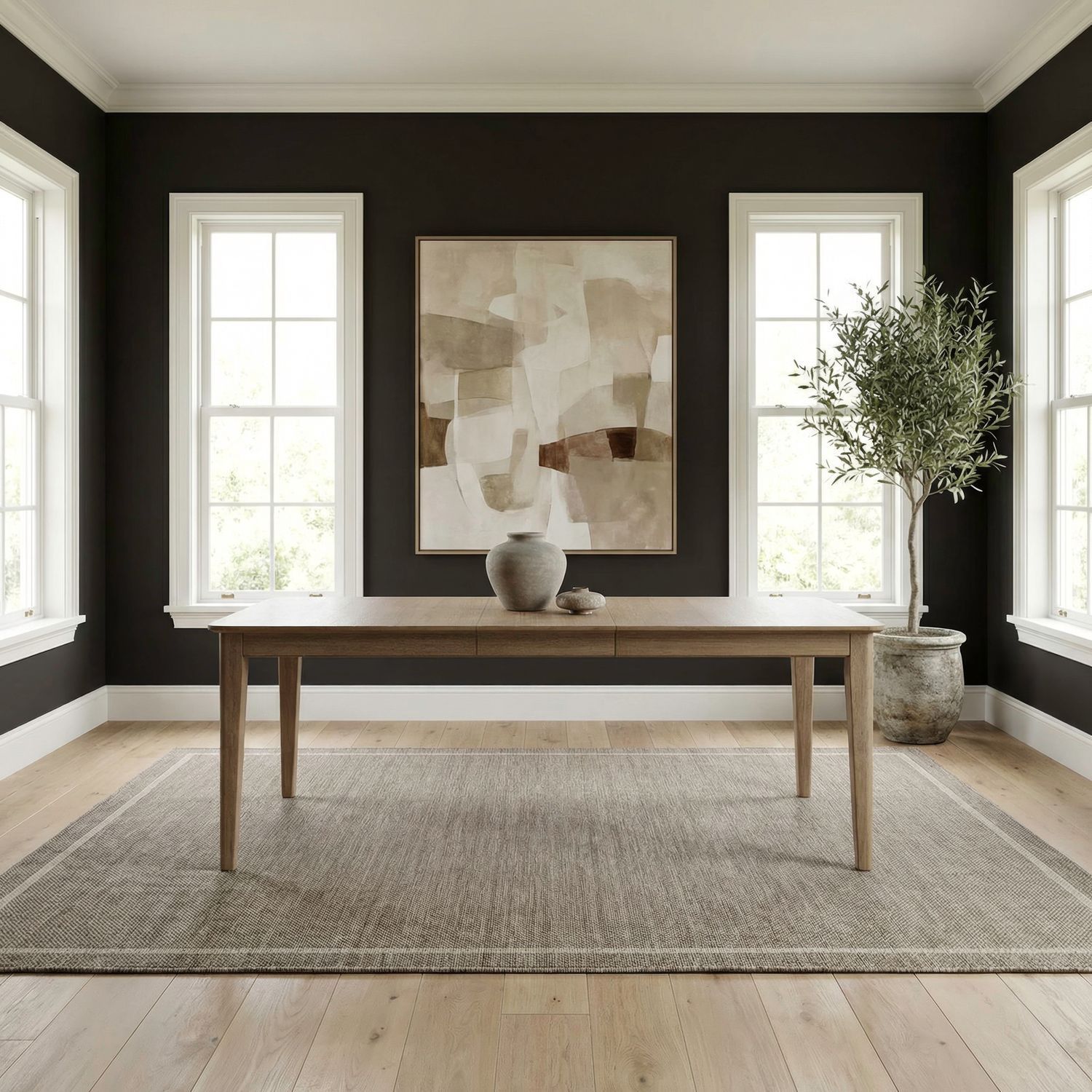 Hendrix Place - Rectangular Leg Table - Natural