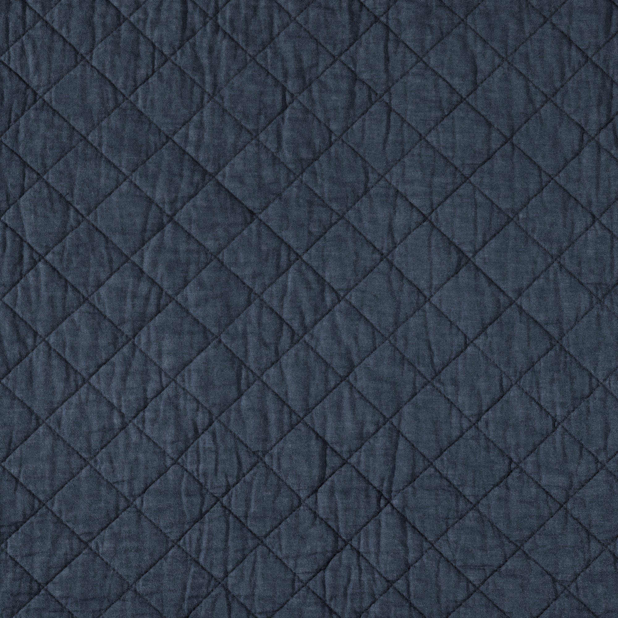 Cotton Comfort - Full/Queen Quilt Set (Set of 3) - Navy