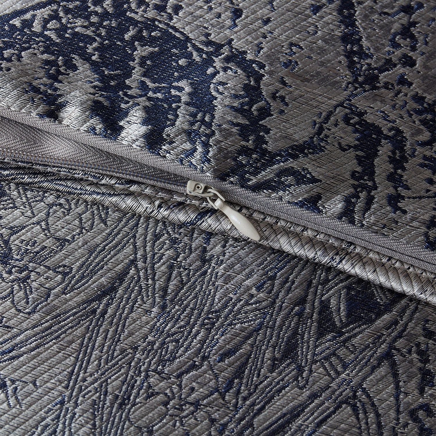 Pastoral Jacquard - Euro Sham - Silver