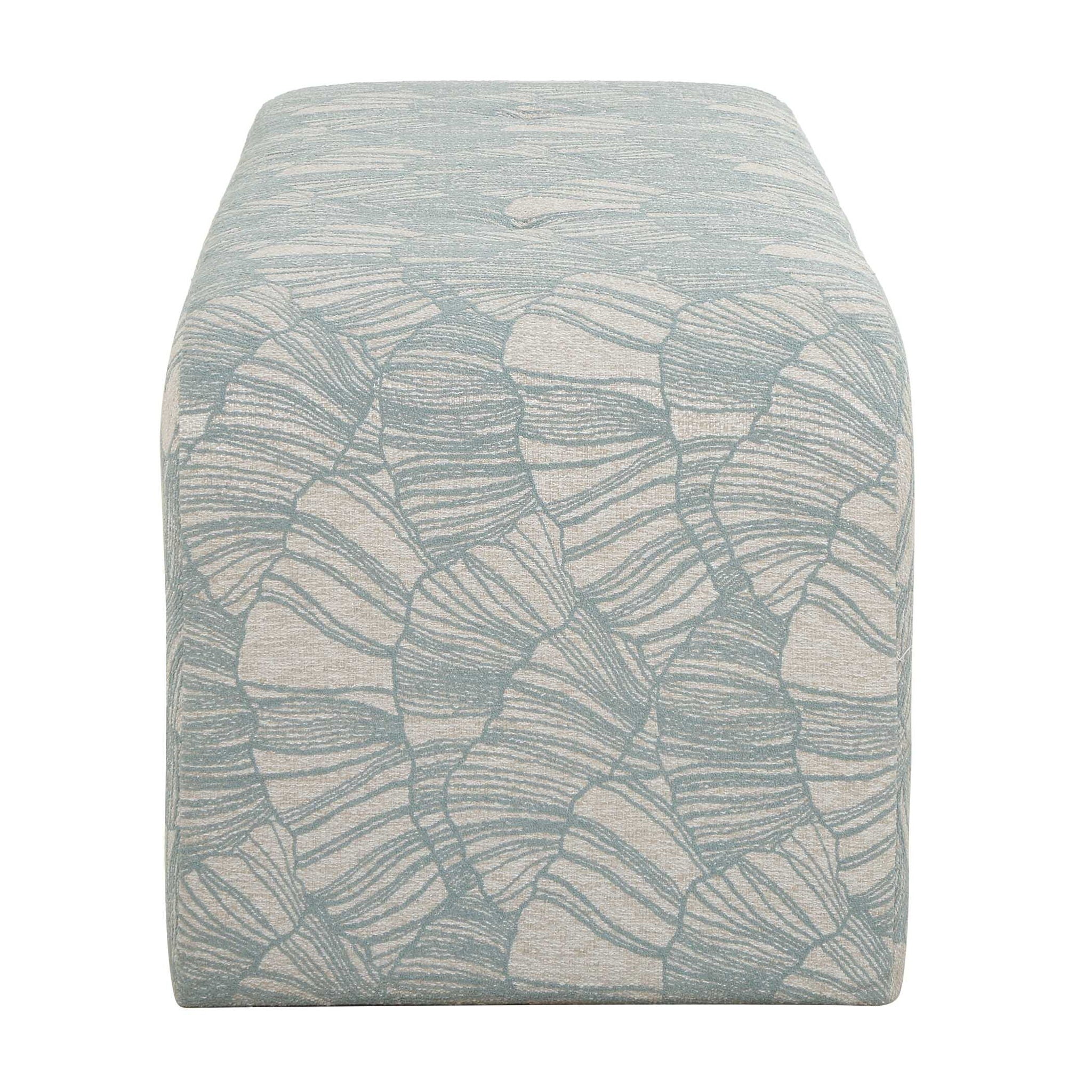 Amie - Bench - Spa Blue