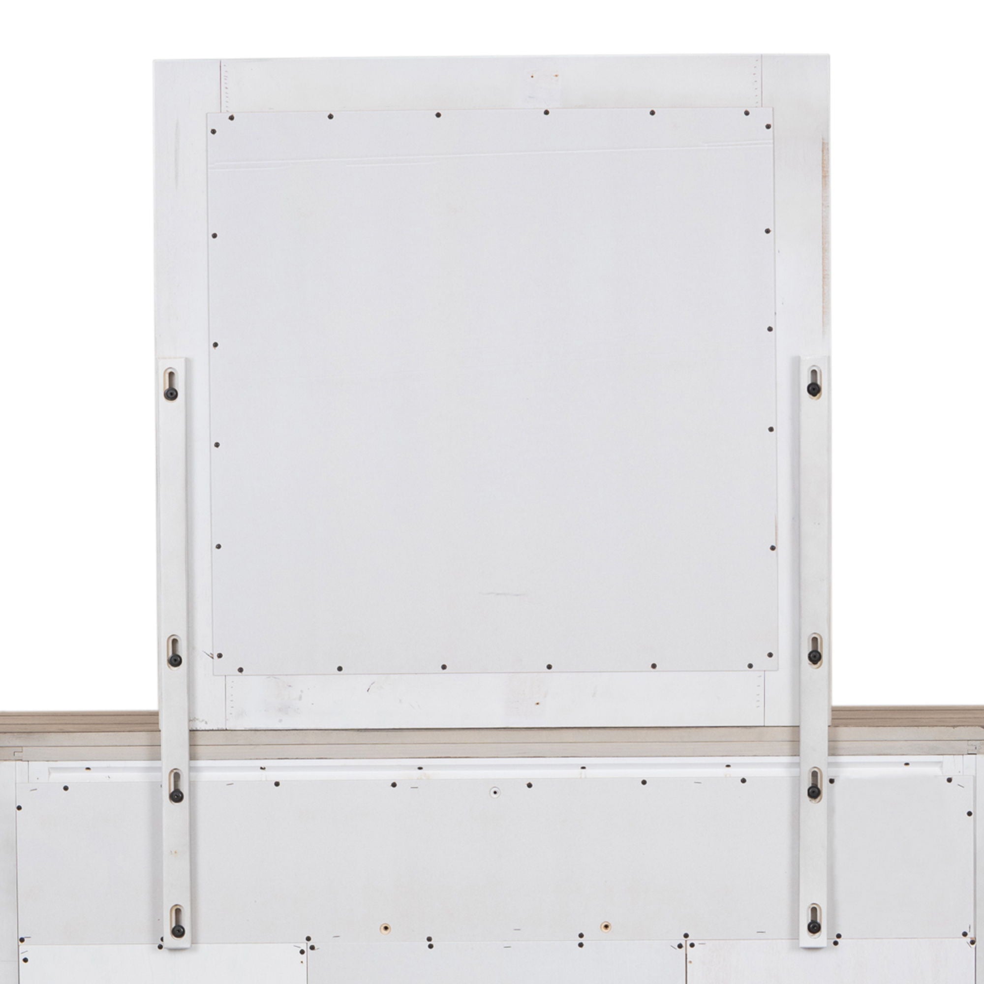 Heartland - Landscape Mirror - Antique White / Tobacco Tops