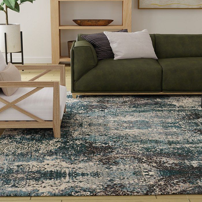DALIA LUXE Collection - 6384F Green/Multi