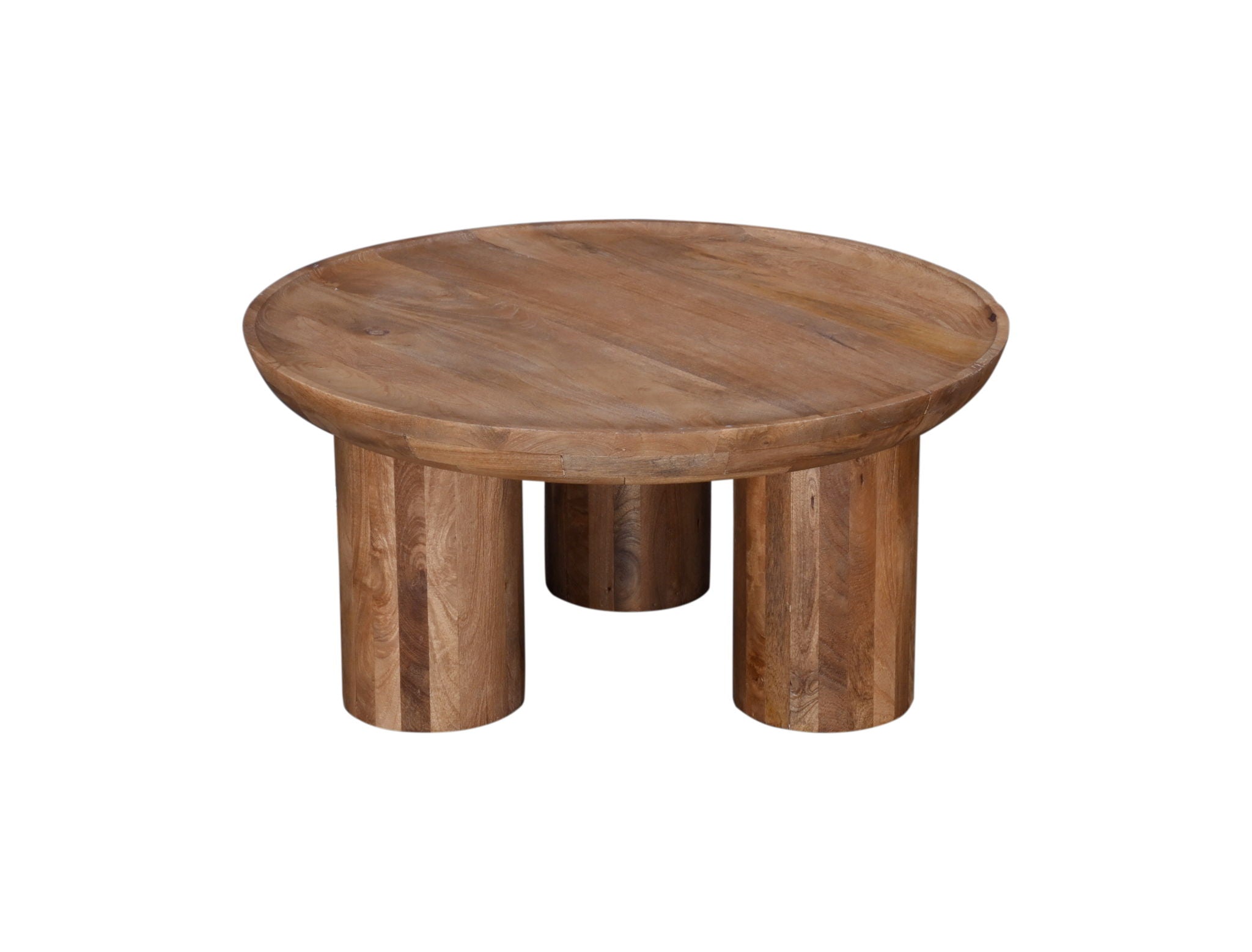 Blair - Round Cocktail Table Top - Dark Brown