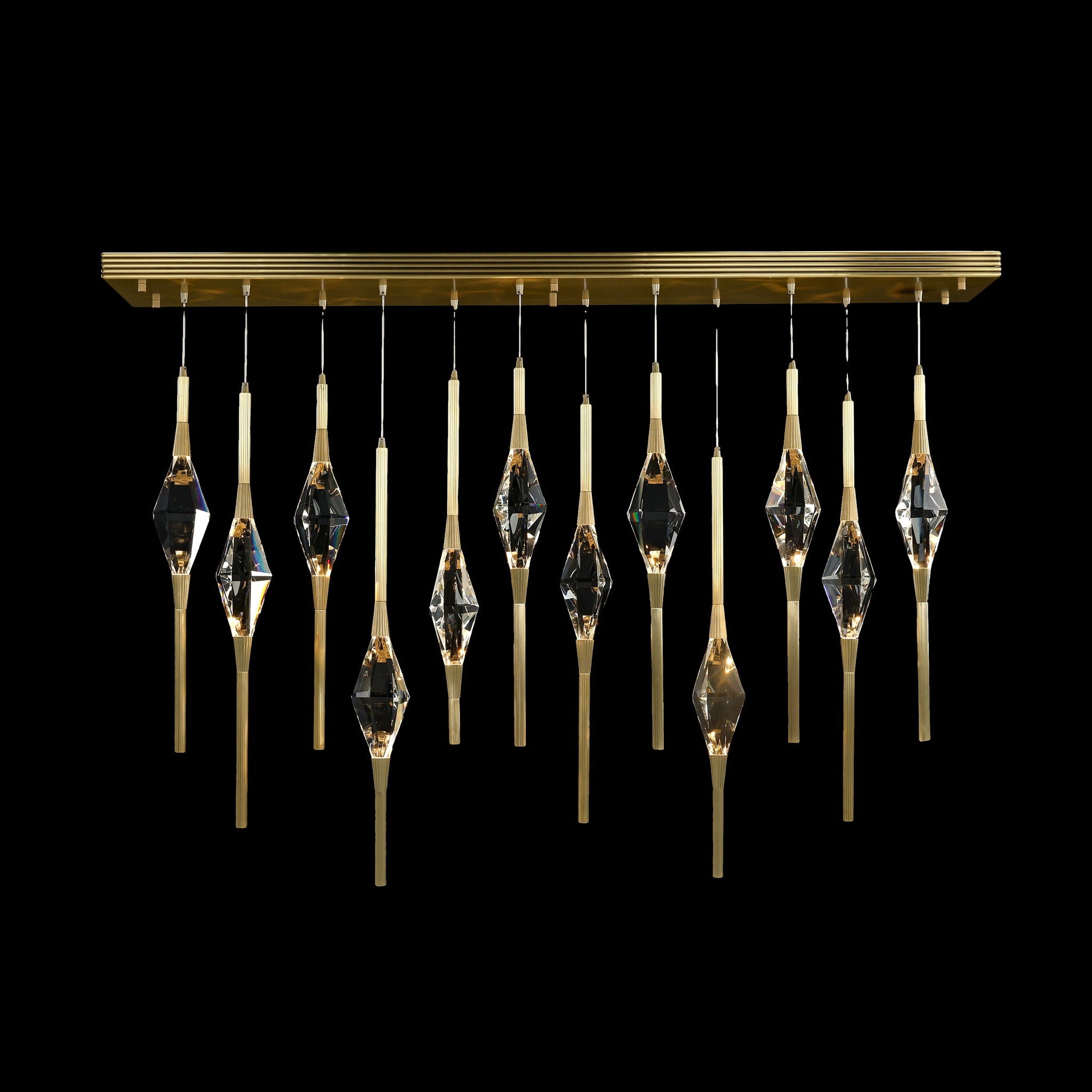 Sprezzatura Twelve-Light Horizontal Chandelier