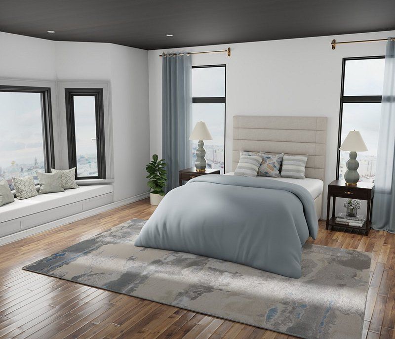 AZURE Collection - 3525F Blue/Gray