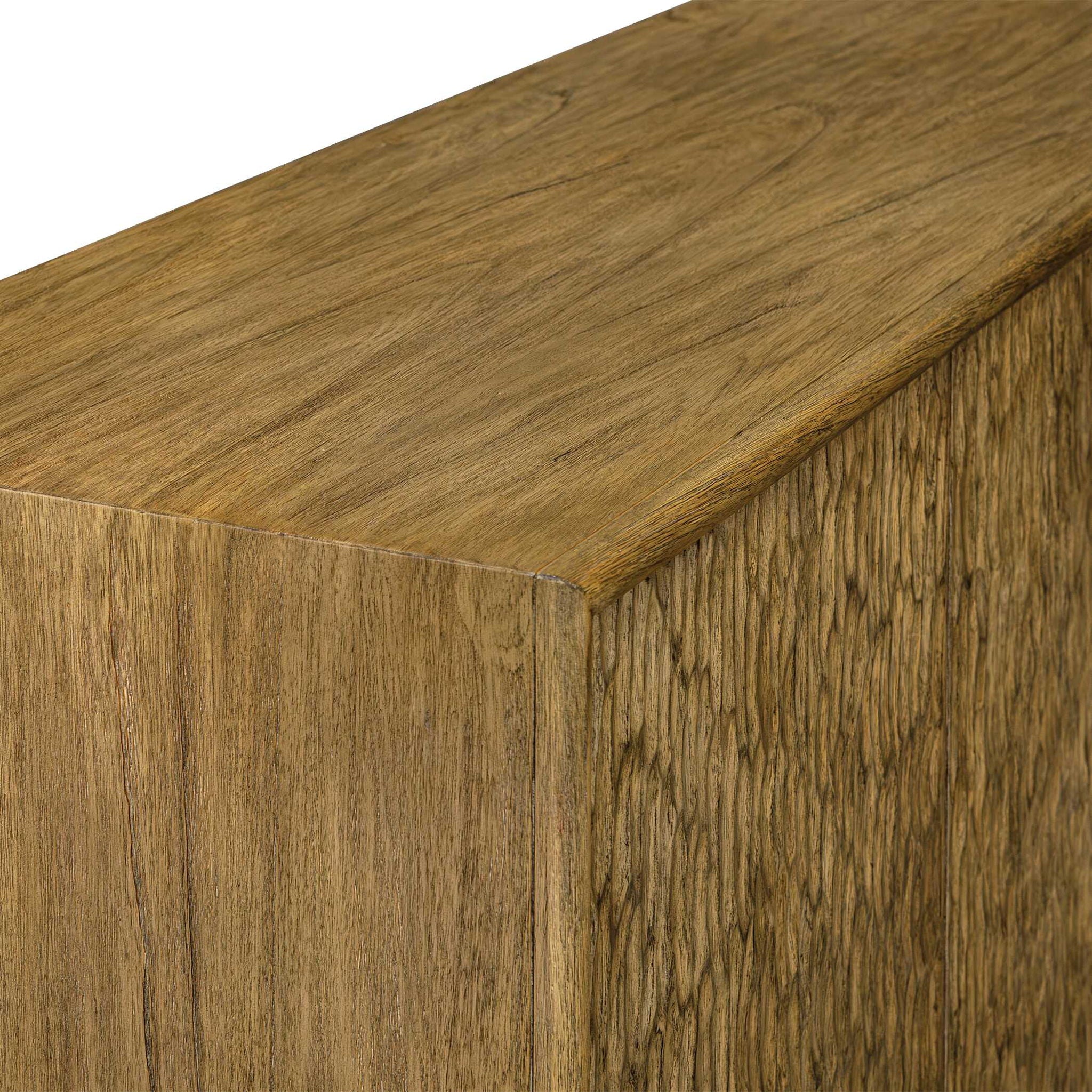 Stevenson - Wood 4 Door Cabinet - Natural