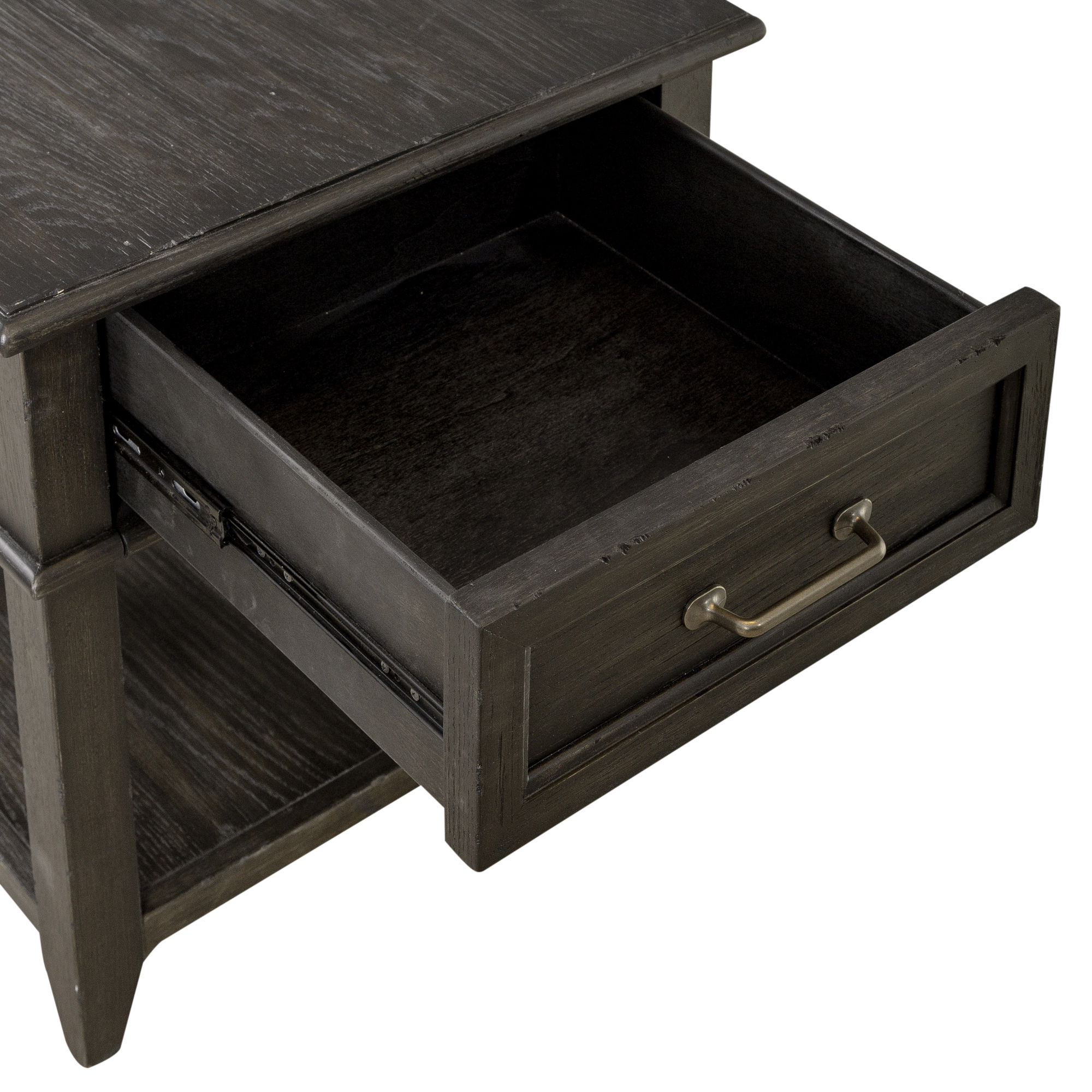 Mill Creek - Drawer End Table - Peppercorn