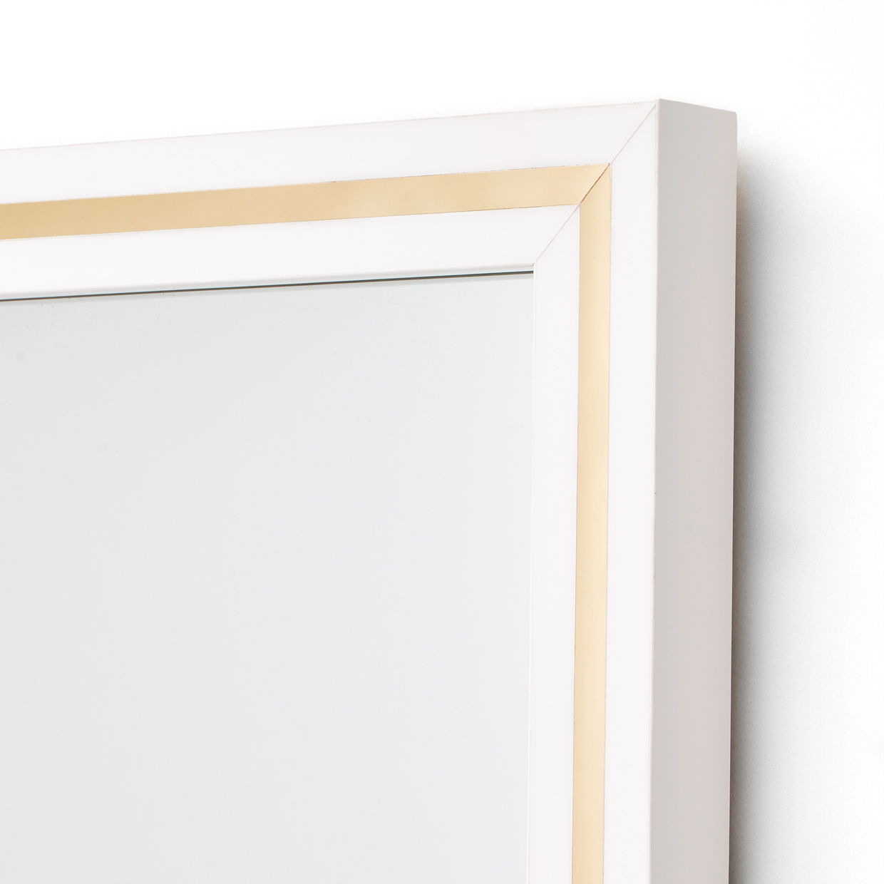 Palm Gate - Wall Mirror - Cloud White