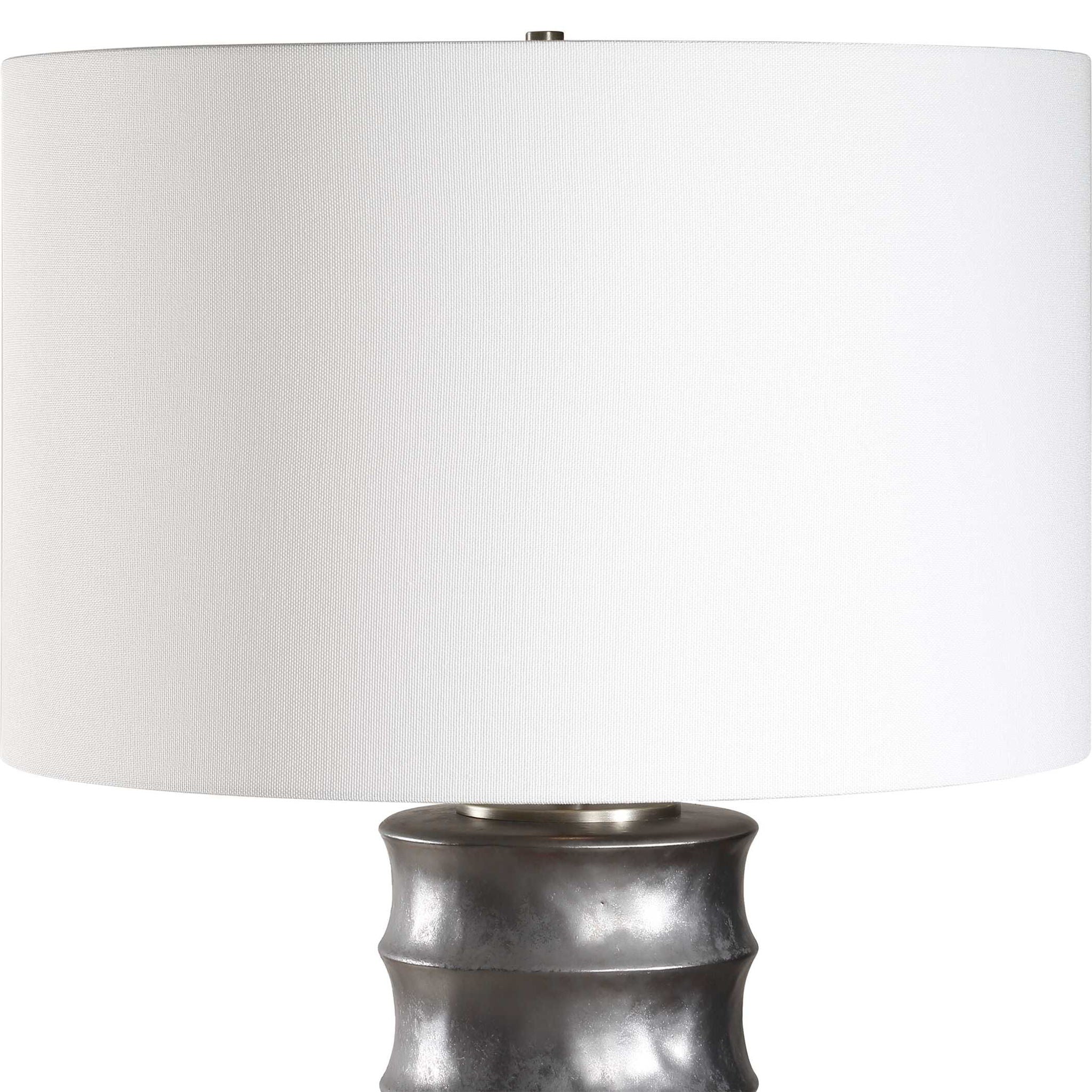 Corvair - Scalloped Table Lamp - Bronze