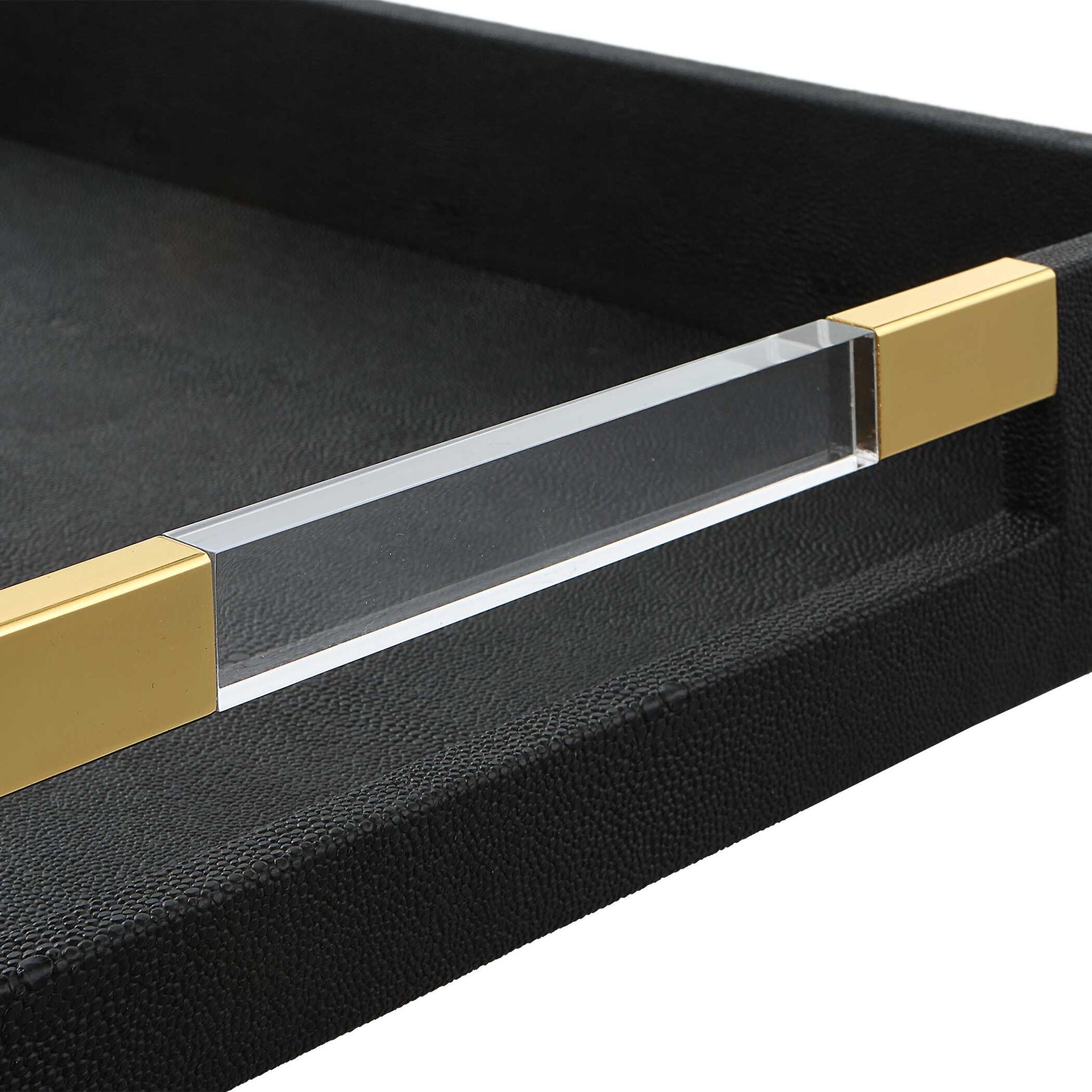 Wessex - Shagreen Tray - Black