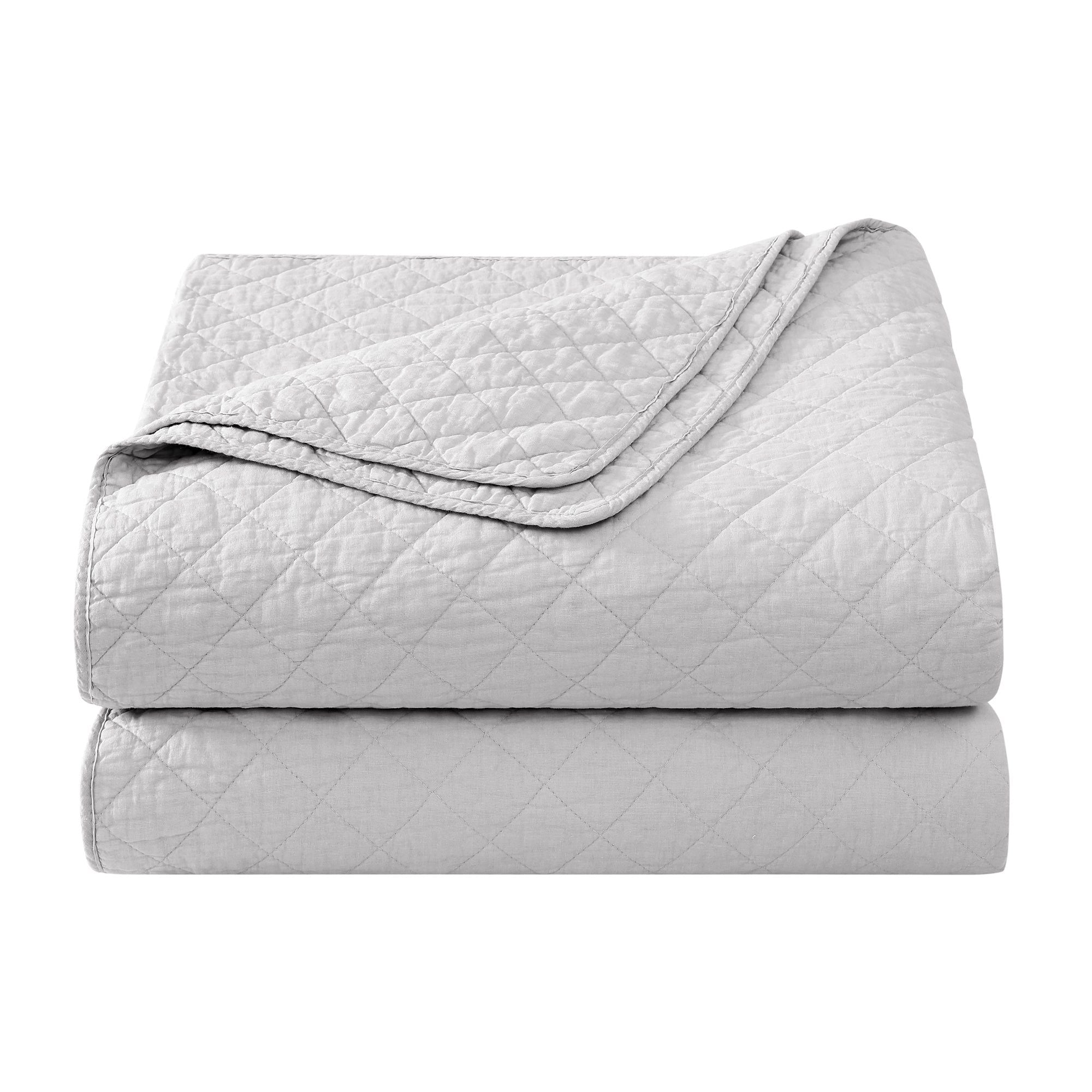 Cotton Comfort - Full/Queen Quilt Set (Set of 3) - Gray