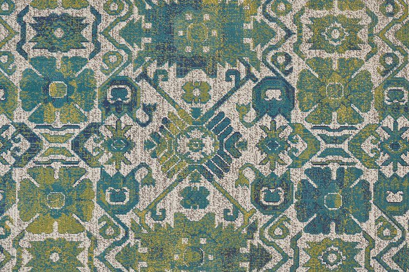 FOSTER Collection - 3758F Green/Beige