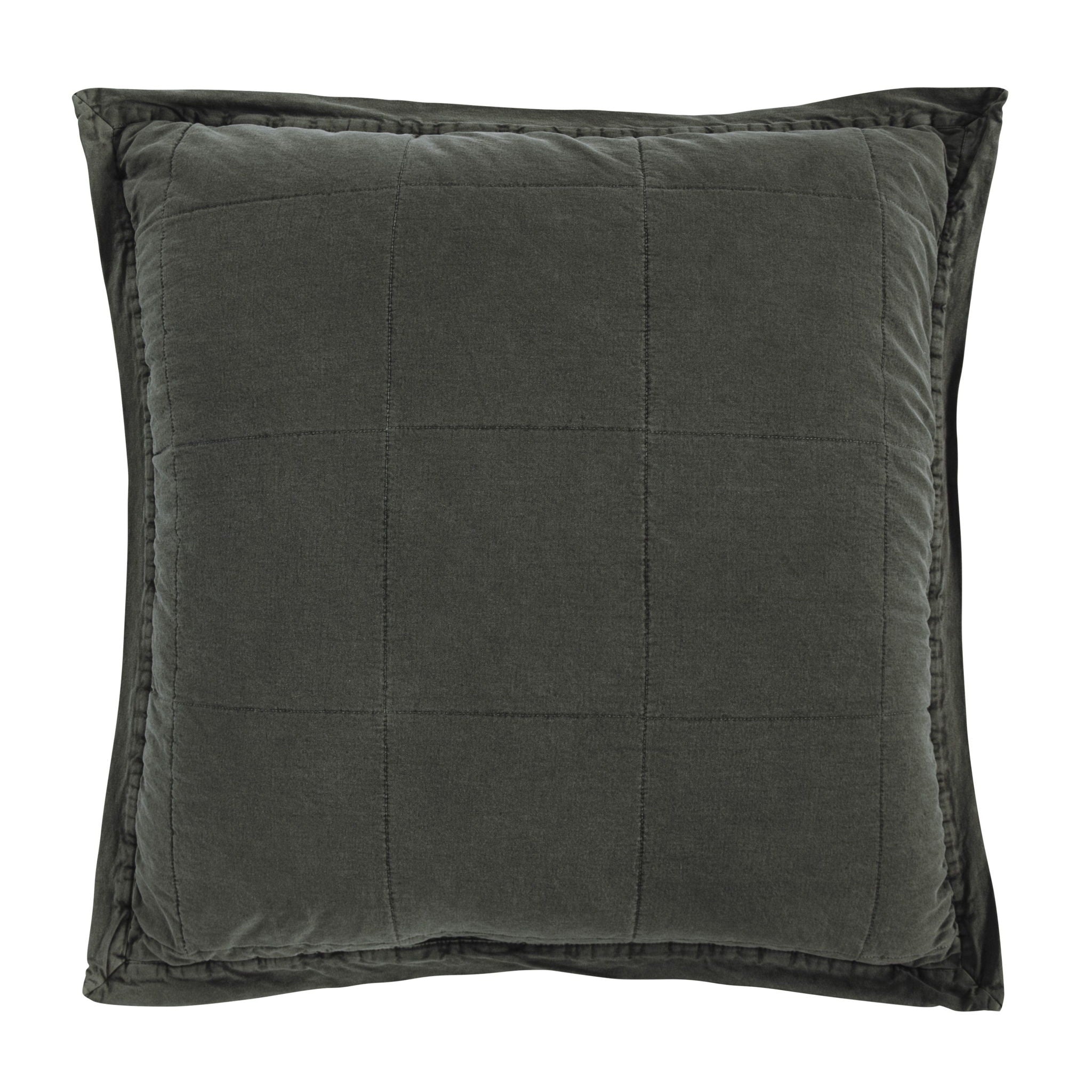 Cotton Canvas - Stonewashed Euro Sham - Duffle Bag