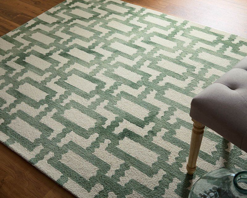 LORRAIN Collection - 8919F Green/Ivory