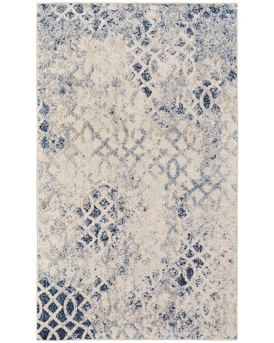 CAMELLIA Collection - 39KGF Ivory/Blue