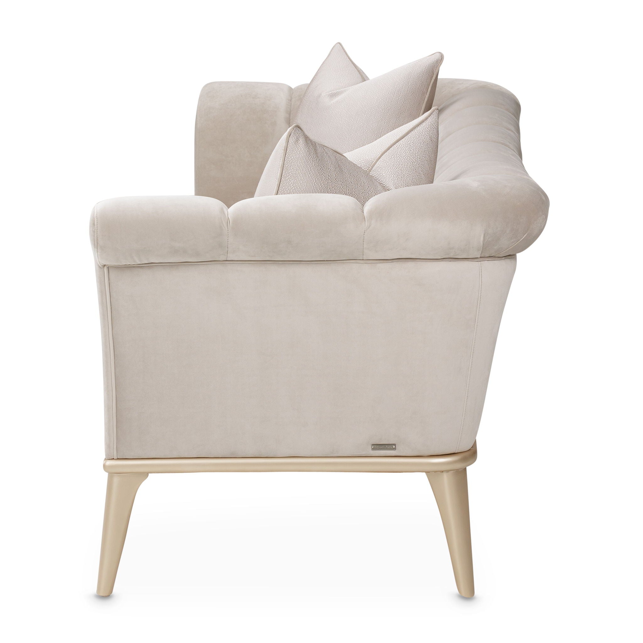 Yvette - Sofa - Porcini / Medium Champagne