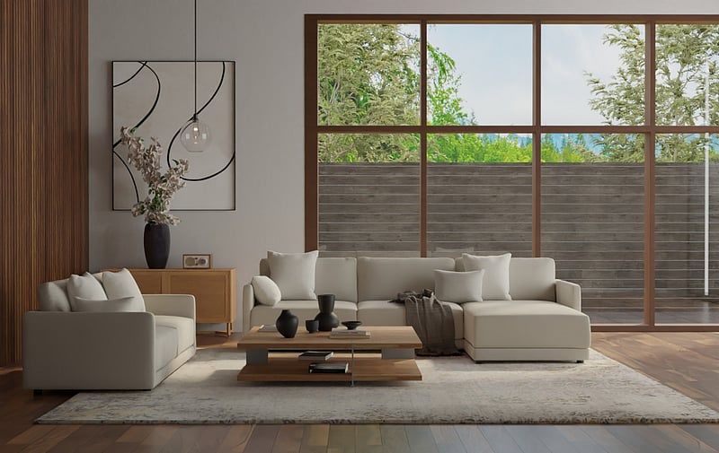 HAYDEN Collection - 6045L Natural/Gold